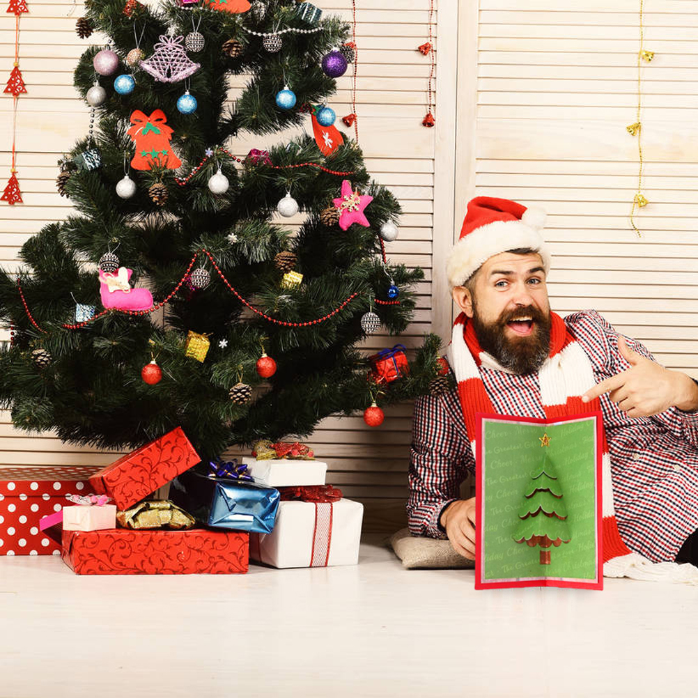 3d-falt-prägeform In Form Eines Weihnachtsbaums, Weiß, 1