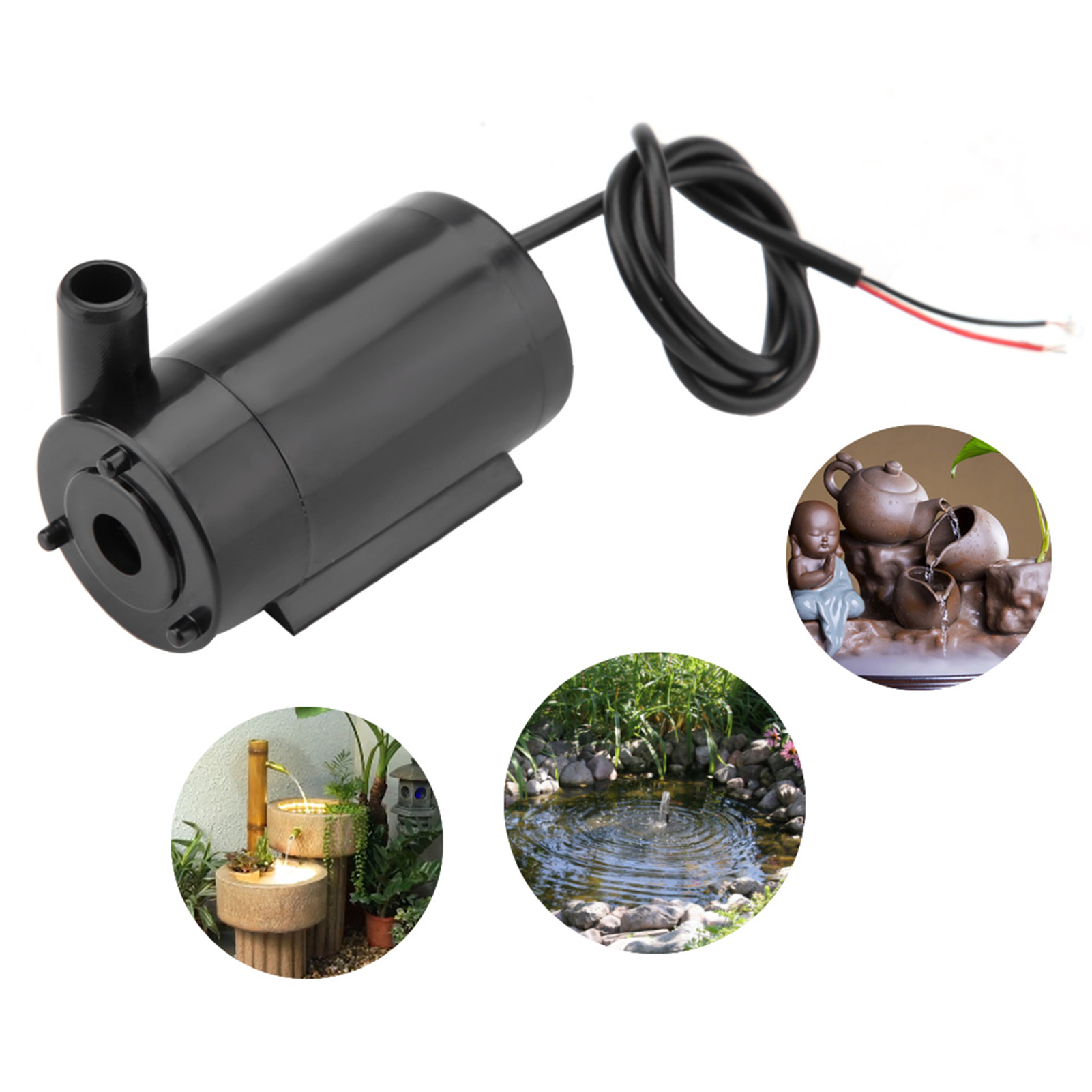 Gleichstrom-wasserpumpe, Mini-wasserpumpe, Kleiner Springbrunnen Erhältlich