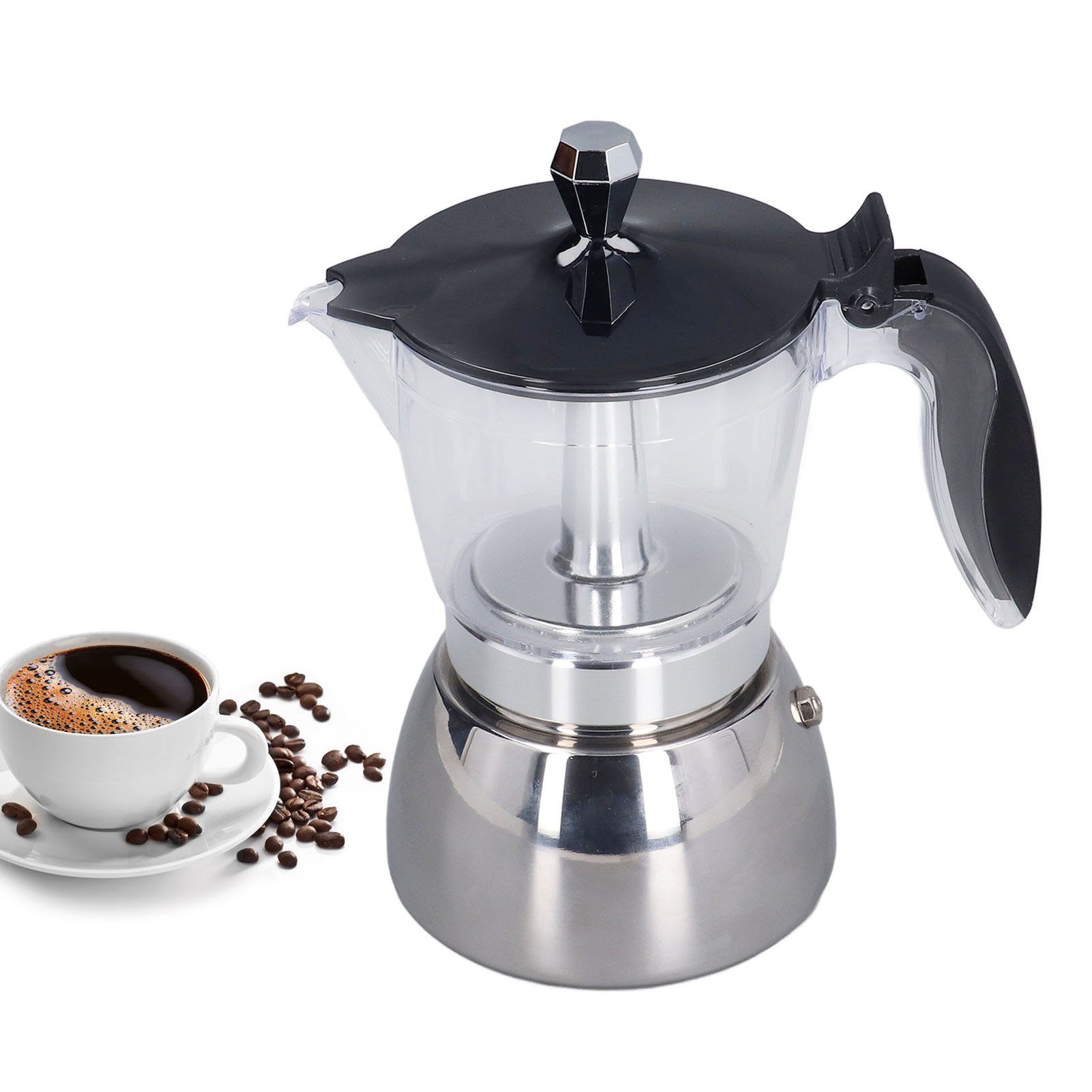 Kubanische Kaffeemaschine, Hochwertige Mokkakanne-espressomaschine