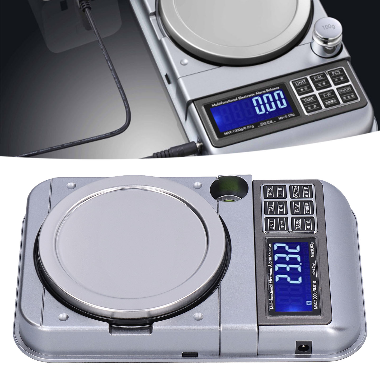 Elektronische Präzisions-schmuckwaage, 1000 G/0,01 G