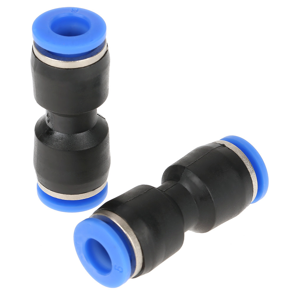 20 Gerade Verbinder Aus Pu-6-kunststoff, 6 Mm Außendurchmesser, 1/4