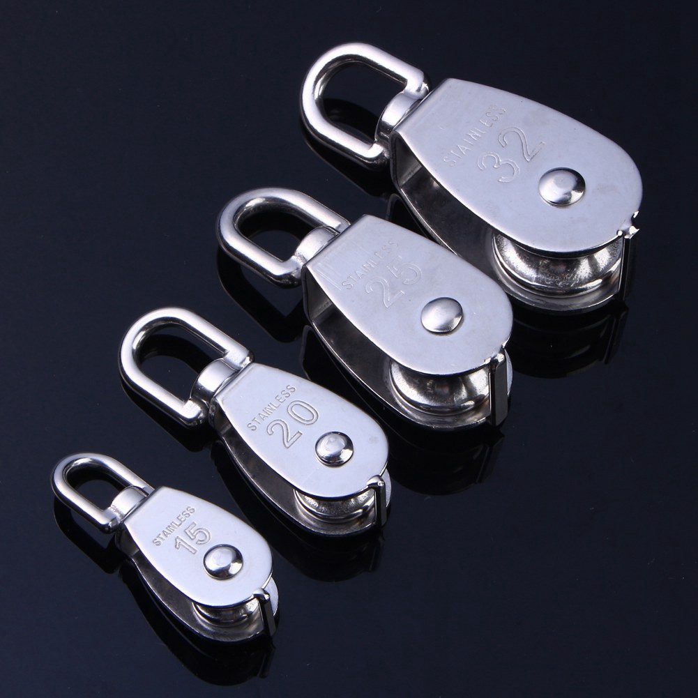 Einzelrolle Aus Edelstahl 304, Zugrolle, Festrolle M32