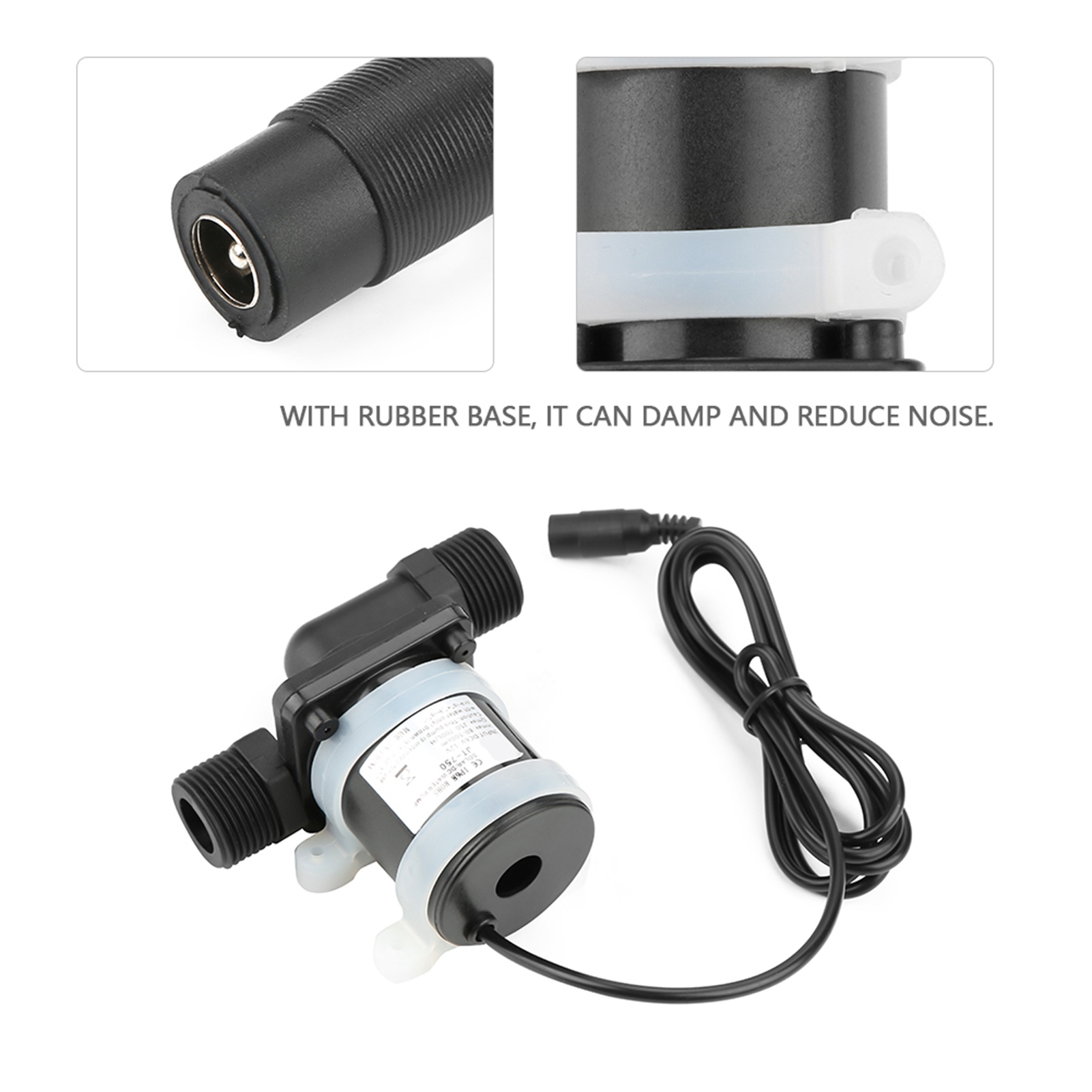 Miniatur-gleichstrom-wasserpumpe, Warmwasserbereiter-druckerhöhungspumpe, Jt-750 12v Wasserumwälzpumpe