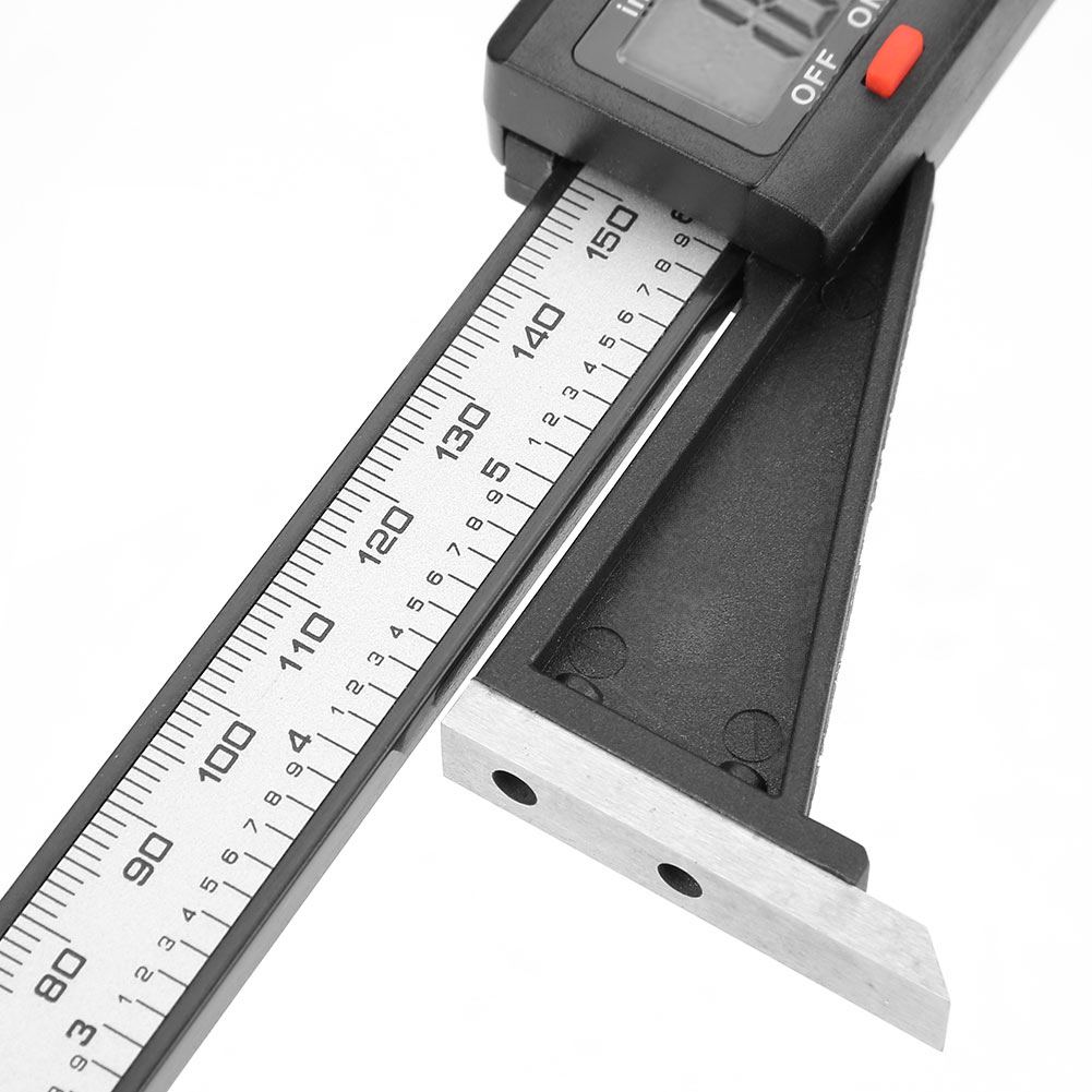 Magnetischer Elektronischer Höhenmesser Aus Kunststoff, Höhenlineal Für Tischkreissägen, Markierungslineal 0-150 Mm