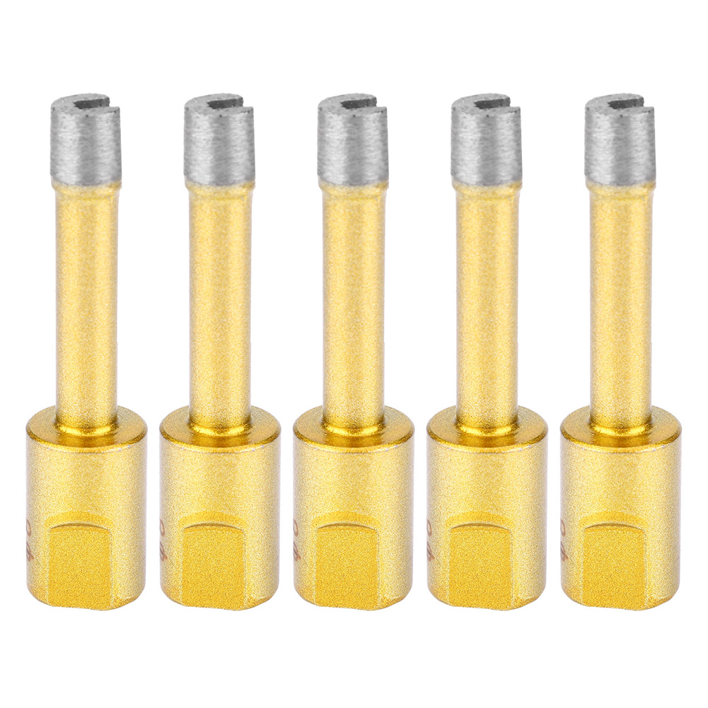 Set Mit 5 Bohrern Für Marmor- Und Keramikfliesen, 8-mm-lochsäge Für Winkelschleifer, Beton Und Wände.