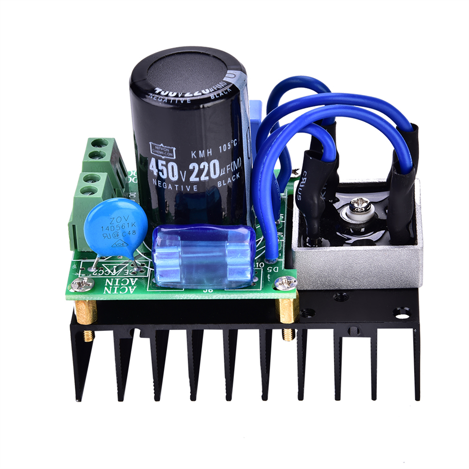 220v 10a Gleichrichterplatine: Eingang 0-220v Ac, Ausgang 0-311v Dc