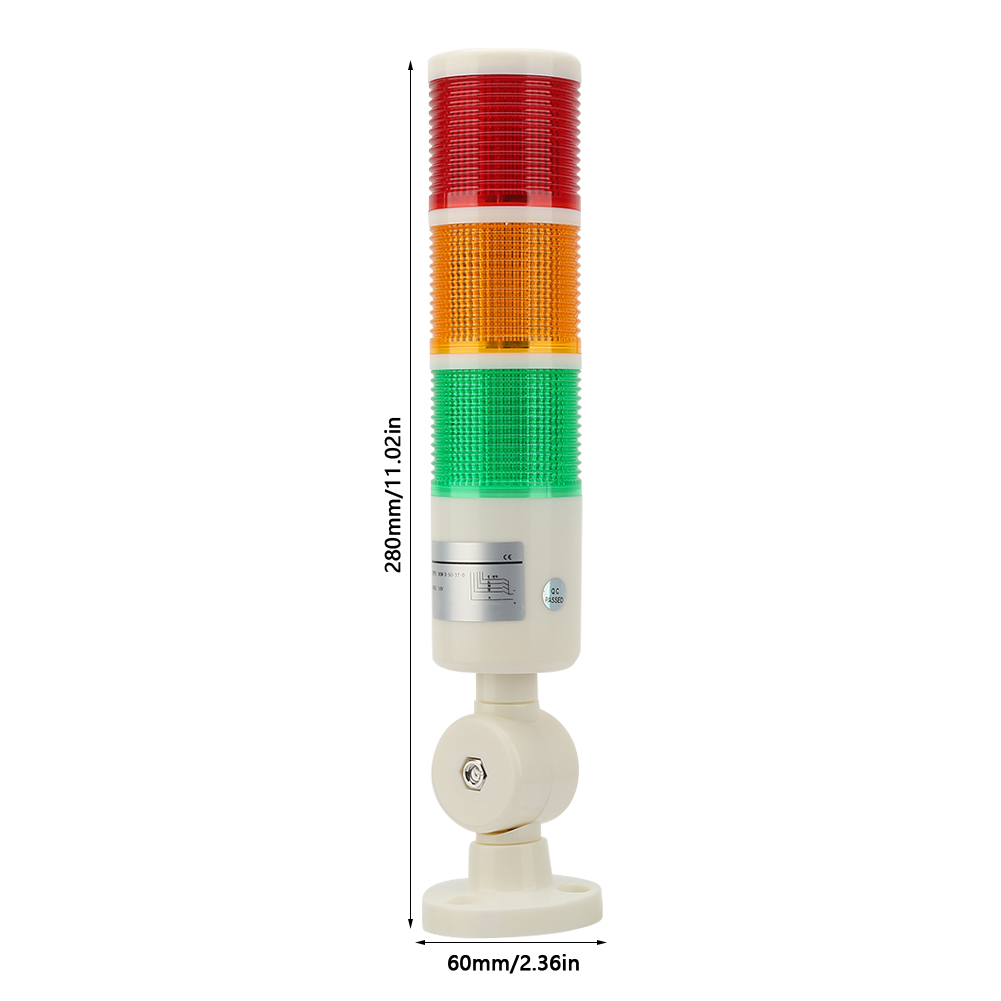 Bem-x-50-3t-d Mehrschichtige Led-dreifarben-alarmanzeige, Dauerbeleuchtung, 24 V Dc