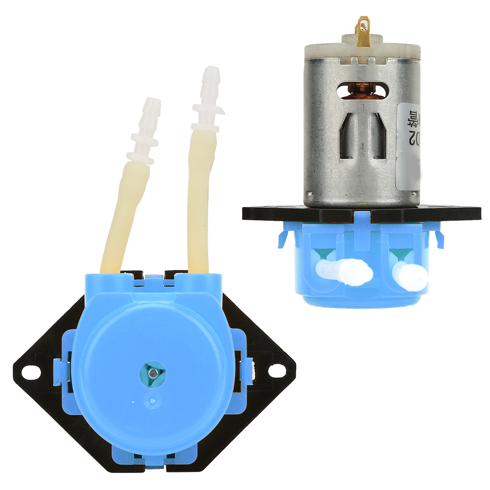 Miniatur-labor-peristaltikpumpe, 12-v-dosierpumpe, Blaue Flachplatte D2 24 Mm