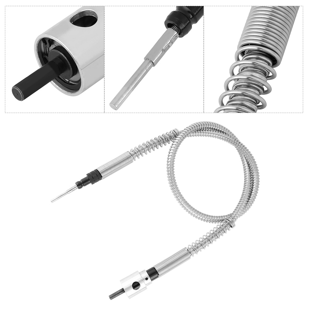 Elektrischer Winkelschleifer Mit 6-mm-bohrfutter Und Flexibler Metallwelle