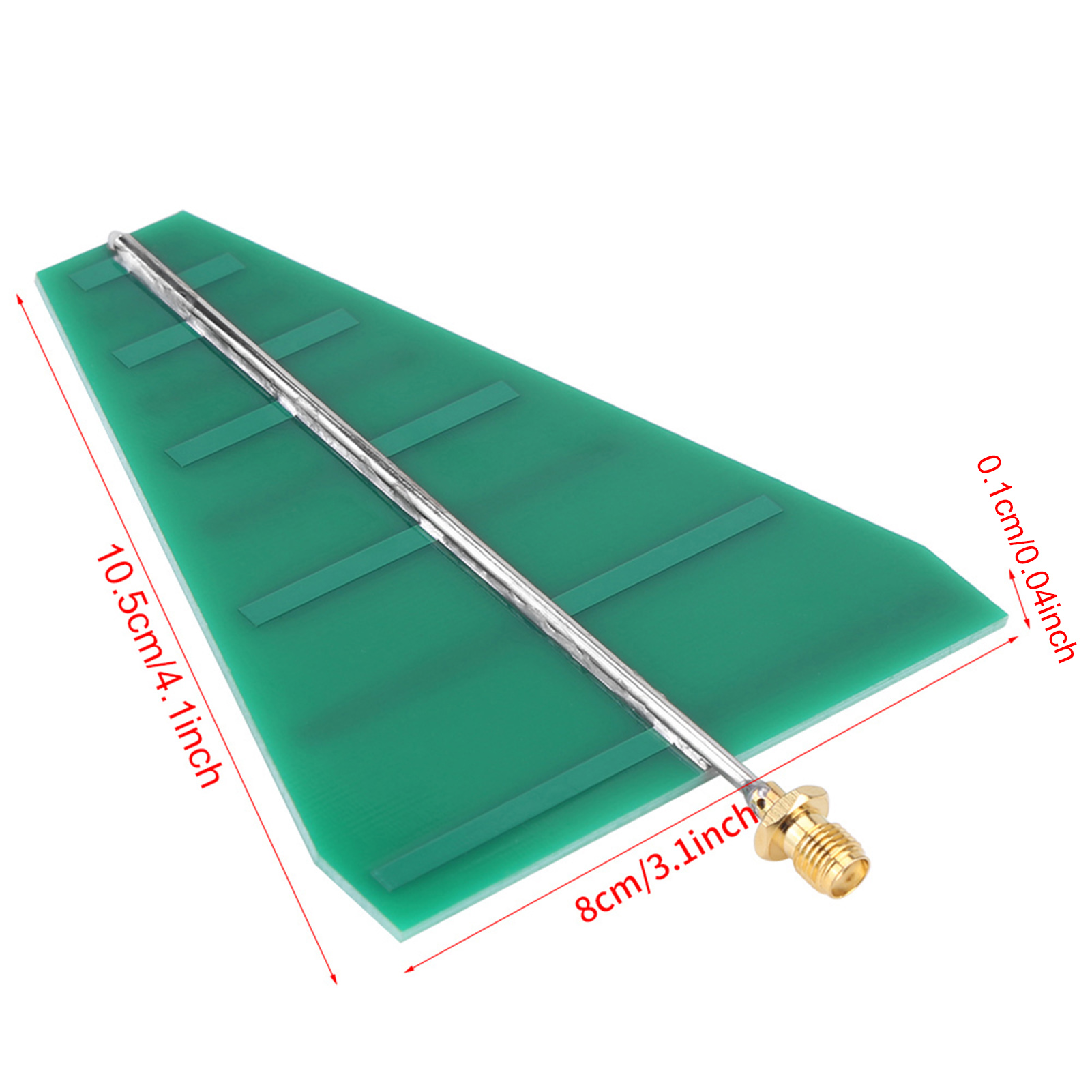 Uwb (ultrabreitband) Logarithmisch-periodische Hf-antenne, 1,35 Ghz - 9,5 Ghz
