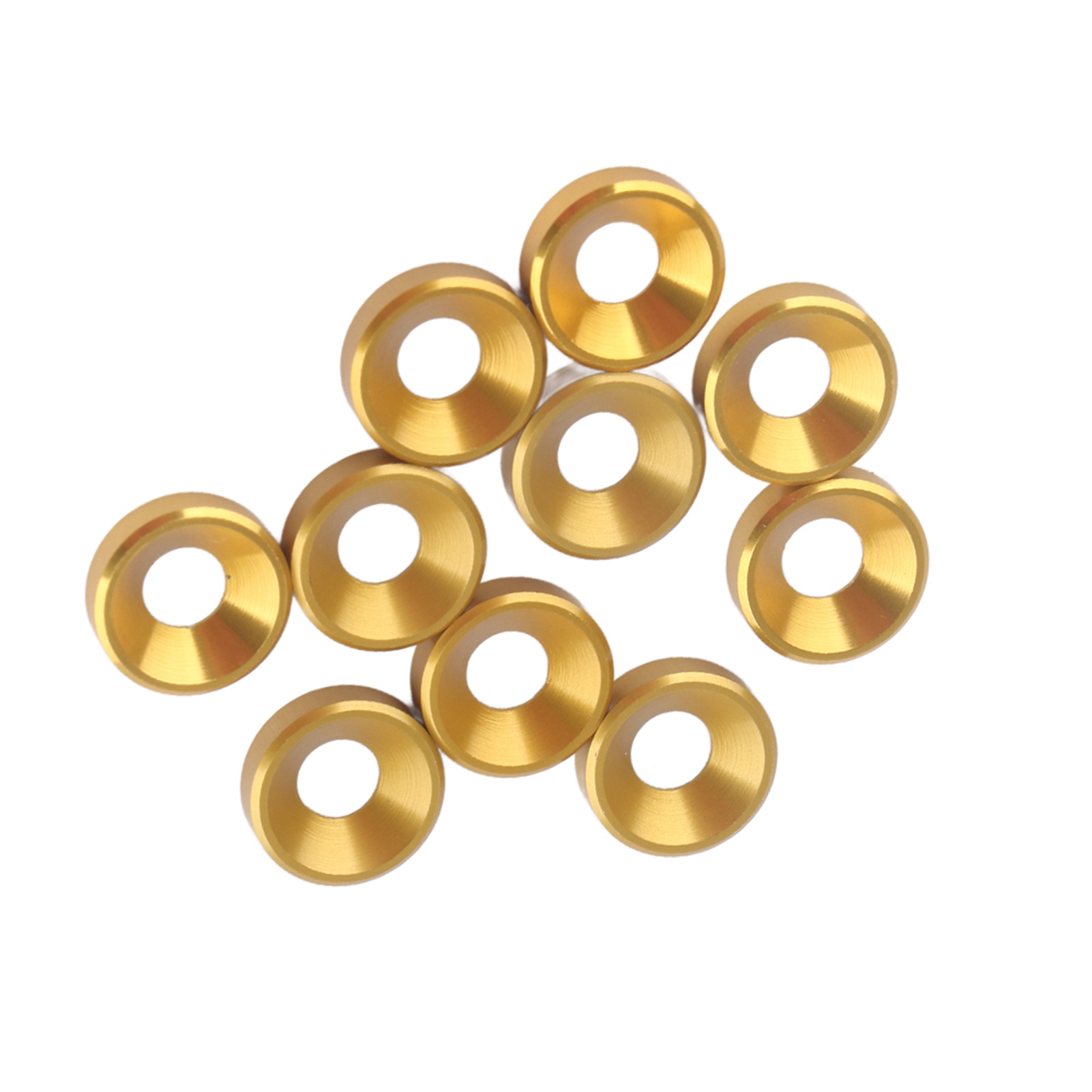 Flach Gefräste, Cnc-eloxierte Aluminiumlegierung, Schirmförmige M4-golddichtung