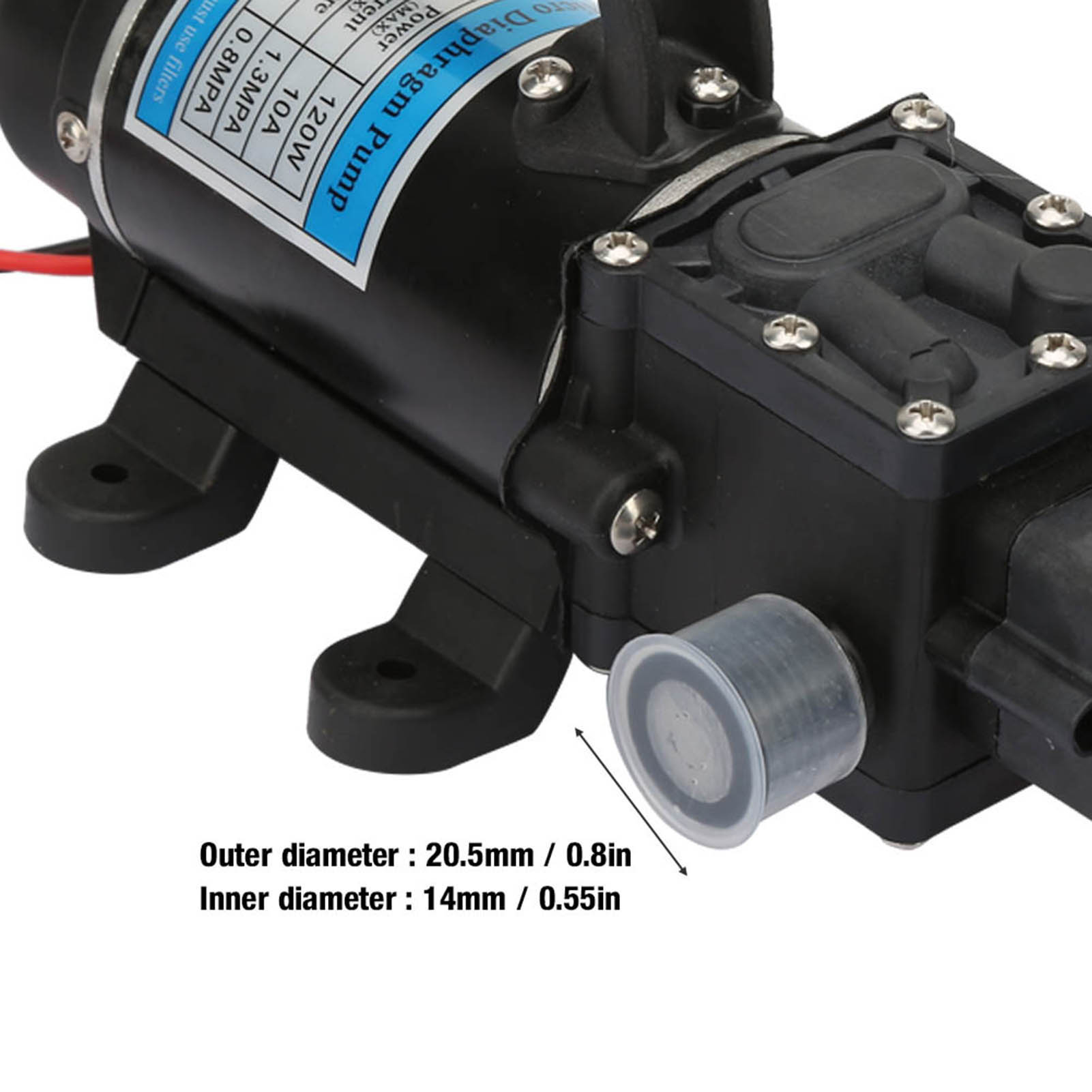 120-w-hochdruck-elektromembranpumpe Mit Druckschalter