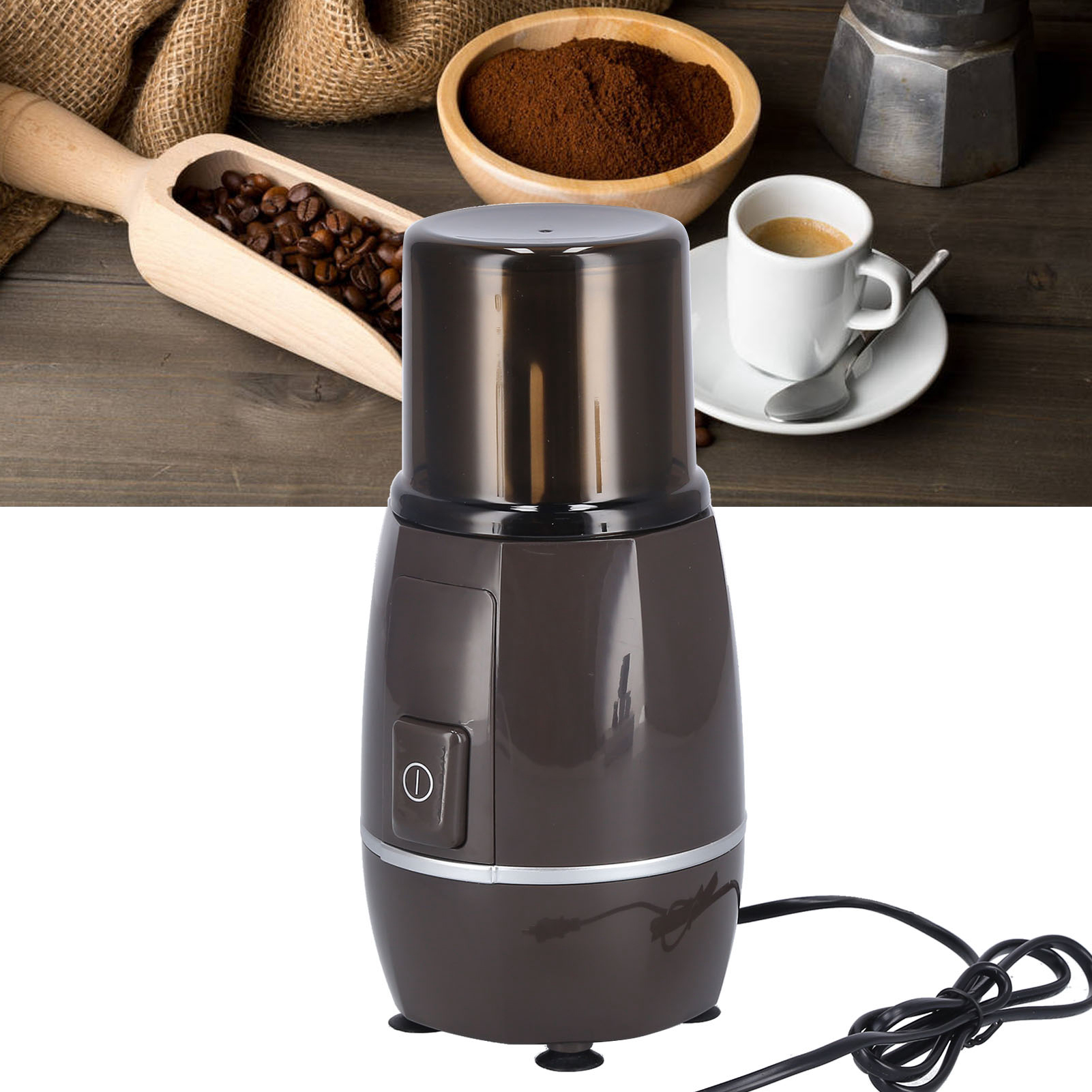 Tragbare Kaffeemühle, Vollautomatische Kaffeemühle Für Den Hausgebrauch, Trockenmühle, Europäischer Standard 220 V