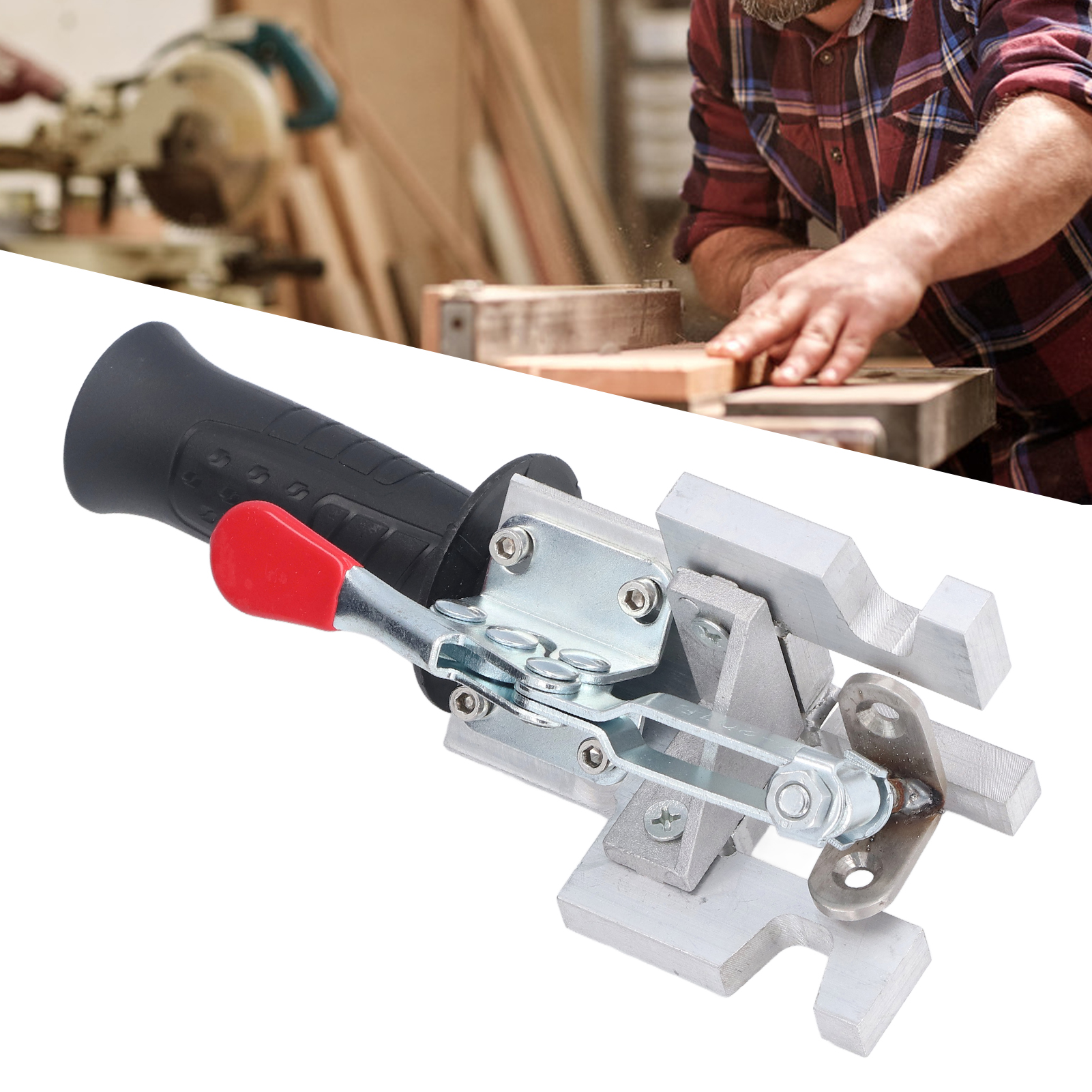 Rechtwinklige Positionierklemme Für Die Holzbearbeitung (90°), Hilfsbohrwerkzeuge Für Den Einbau Von Schränken Und Regalen (diy).
