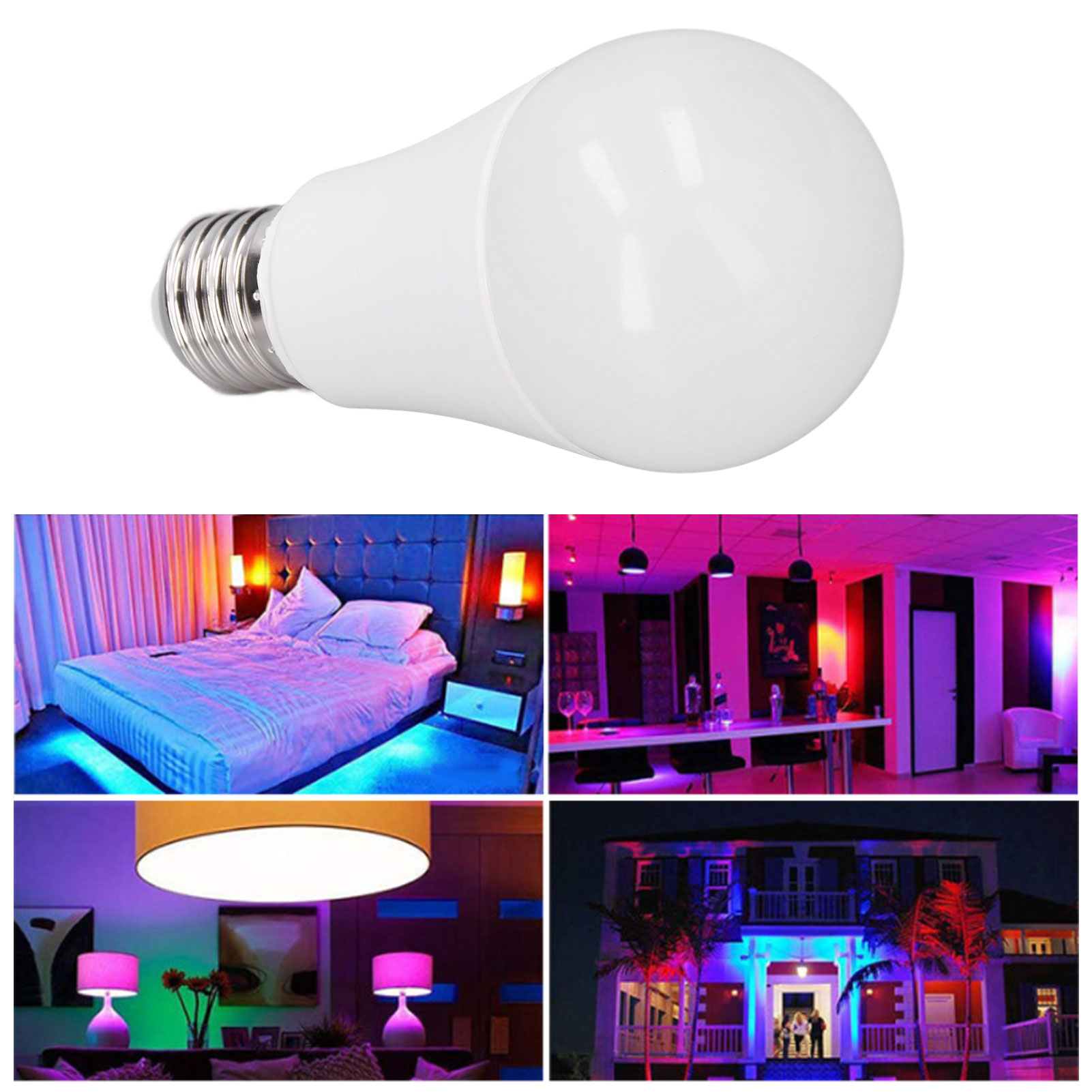 9w/e27 Smarte Dimmbare Led-lampe, Kompatibel Mit Alexa, Google Hue Und Smartthings (sprachsteuerung).