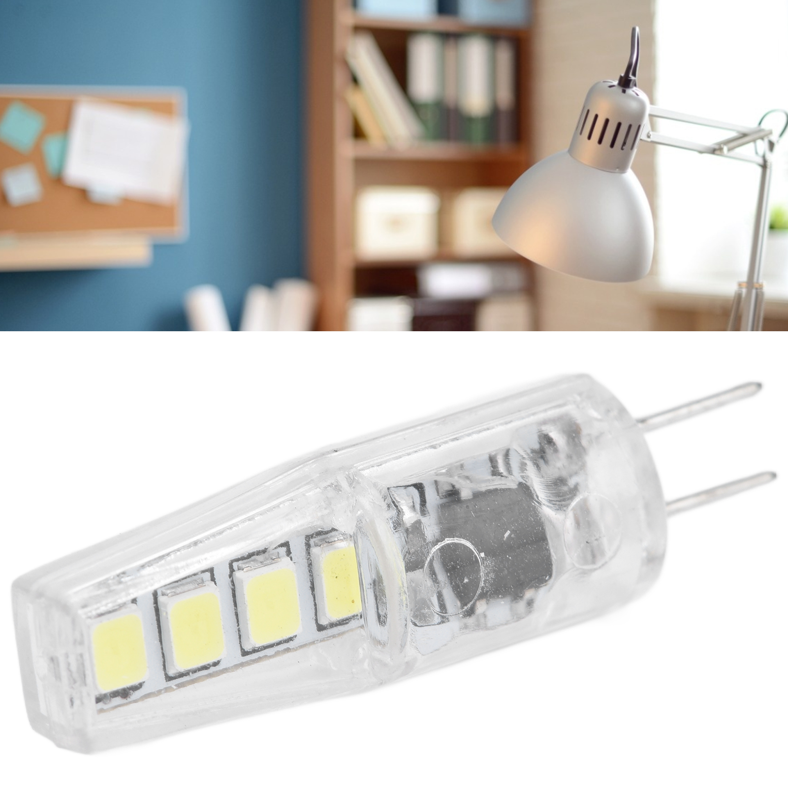 Packung Mit 10 G4 Led-lampen Mit 2835/2w/8 Led-chips, 360° Abstrahlwinkel, Smd-ersatz Für 20w Halogenlampen, Verkauft In 10er-packs Für Weißes Licht.