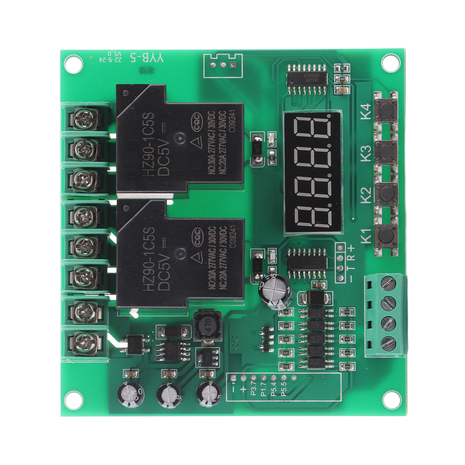 Yyb-5 12v/24v Vorwärts-/rückwärtsmotormodul/leiterplatte, Magnetventil/pumpensteuerung, Zweikanalrelais