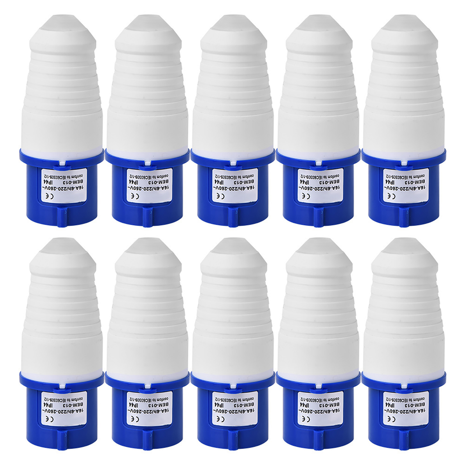 Bem-013 Industrielle Wasserdichte Steckdose, 3-polig, 16a, Ip44, 220-250v, Verkauft In Kartons Mit 10 Stück.
