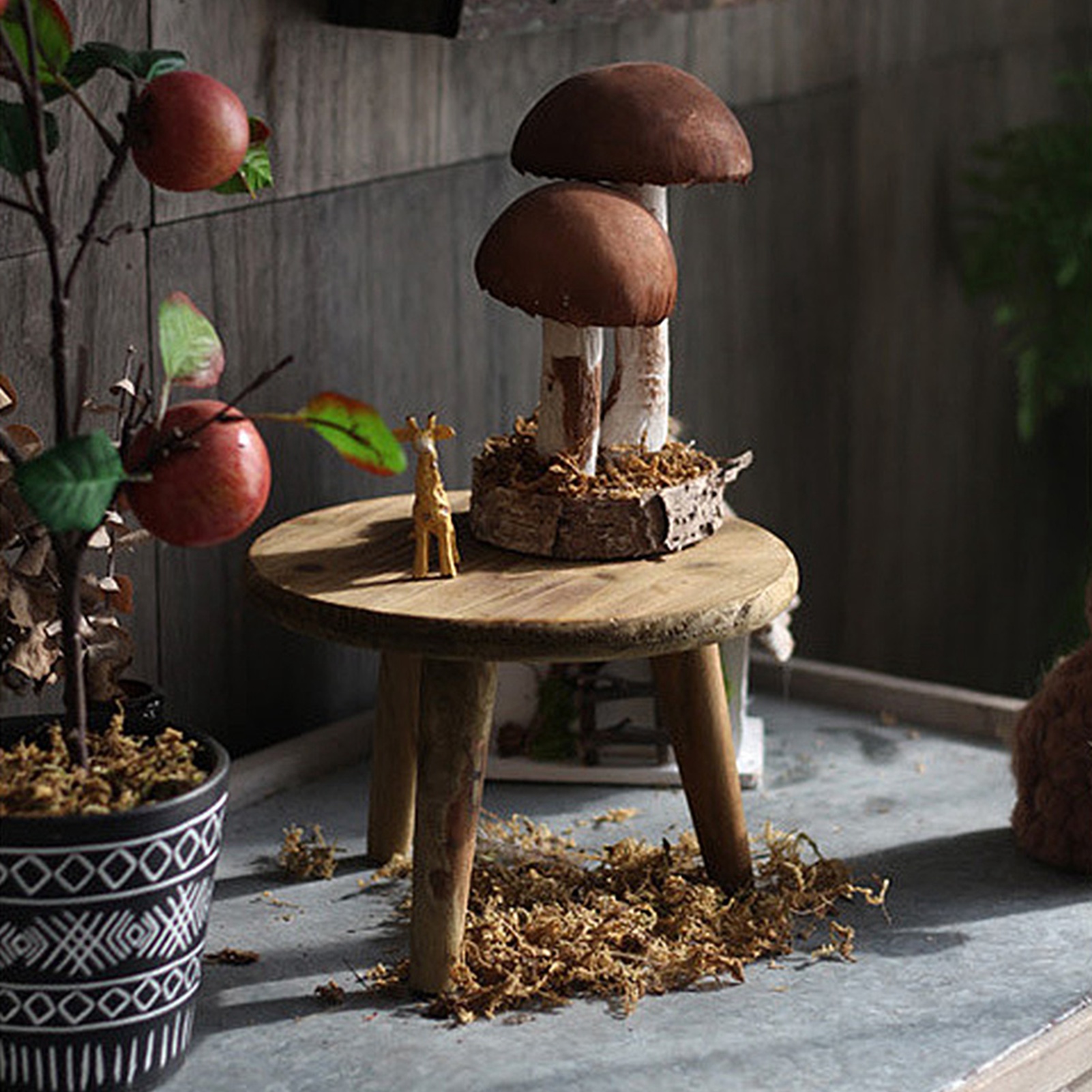 Kleiner, Kreativer Hocker, Schreibtischdekoration, Kleines Ornament, Balkonblumenständer, Gartendekoration, Diverse Artikel, Fotorequisite, Große Größe