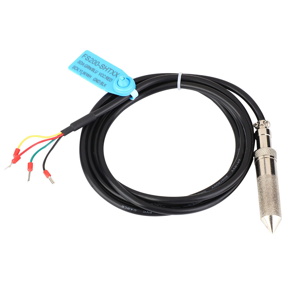 Digitale Bodentemperatur- Und Feuchtigkeitssonde Fs200-sht3x Mit Gesinterter Kupferspitze, Hoher Genauigkeit, Geringem Stromverbrauch, I2c-ausgang