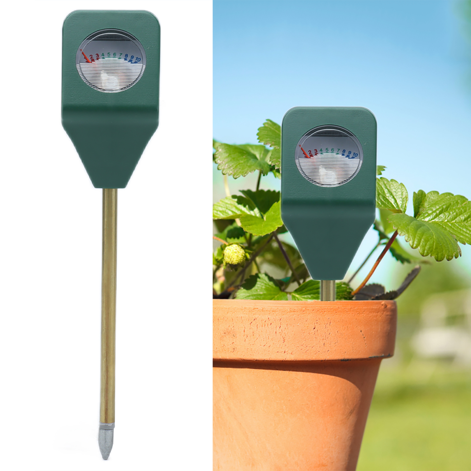 Mini-bodentester, Gartenbautester, Bodenfeuchtesensor, Tragbarer Bodenfeuchtemesser