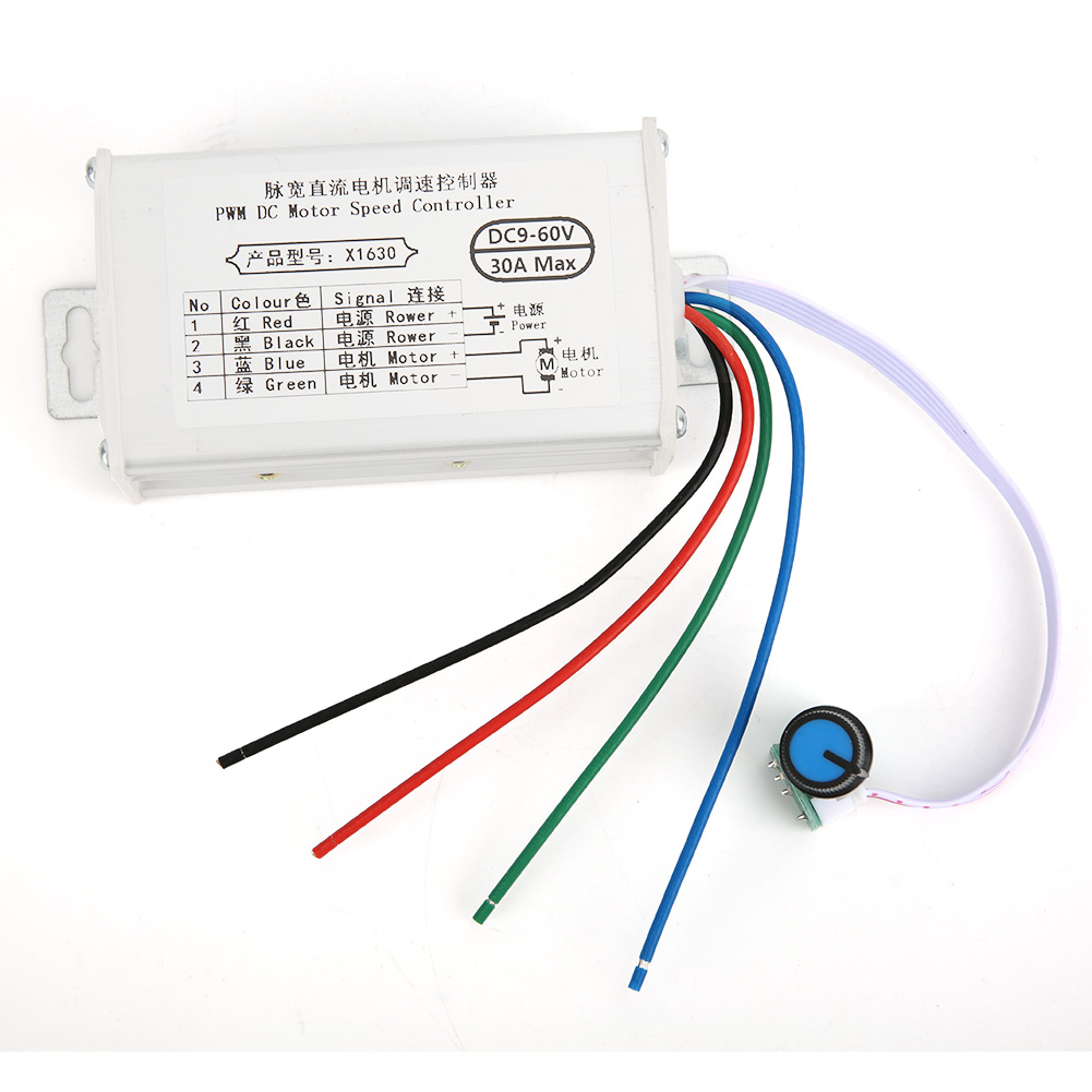 Pwm-drehzahlregler Für 9-60v Gleichstrommotoren, 10a/20a/30a, Für 30a Bürstenmotoren