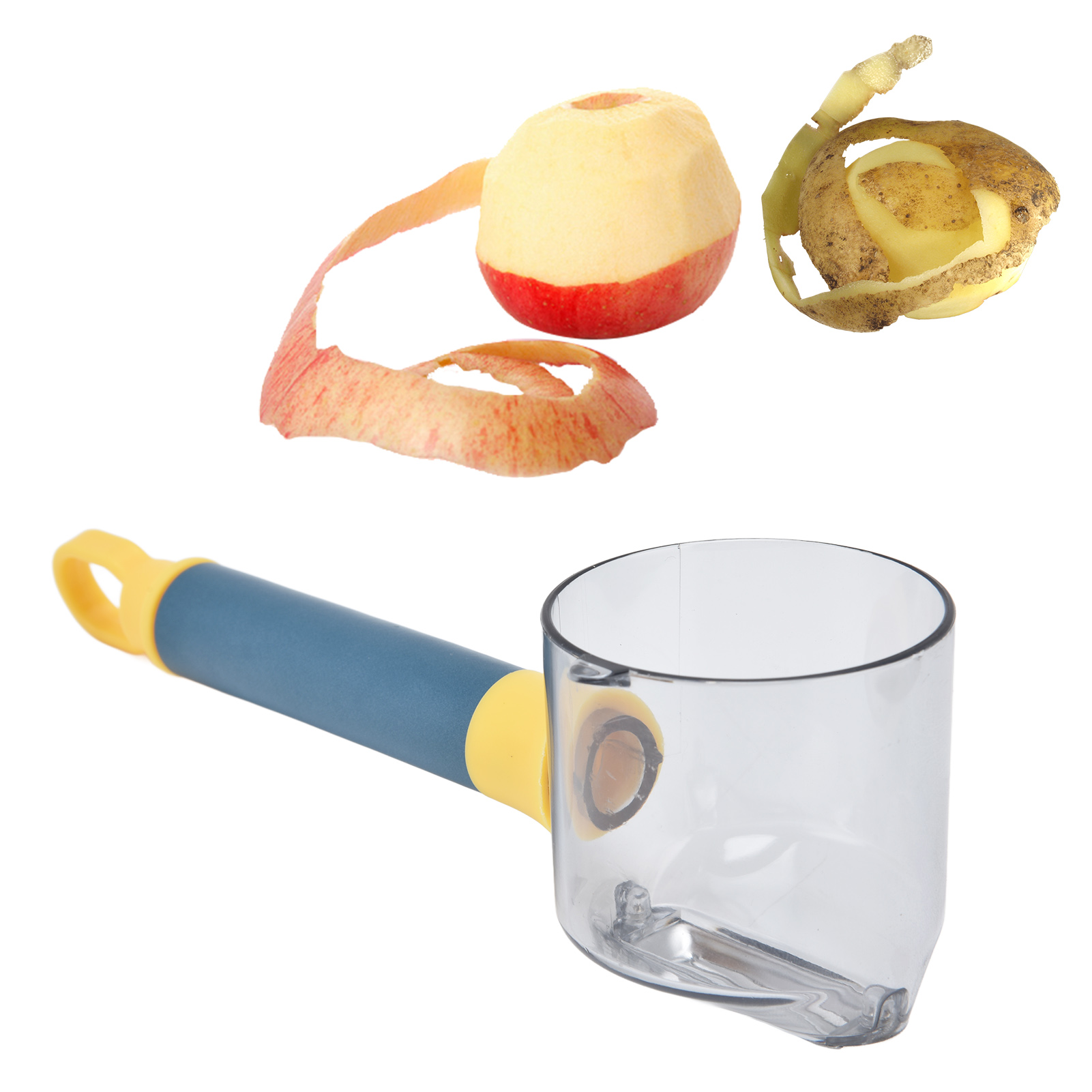 Multifunktionaler Schäler/schaber Mit Aufbewahrungsrohr, Ideal Zum Schälen Von Obst Und Gemüse, Für Den Hausgebrauch.