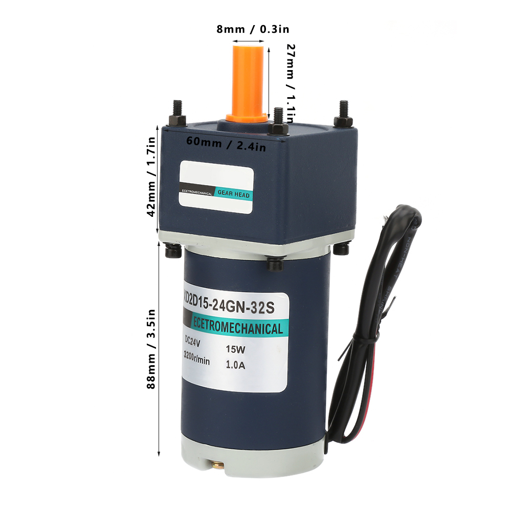 15-w-24-v-dauermagnet-gleichstrommotor Mit Getriebe Xd2d15-24gn-32s