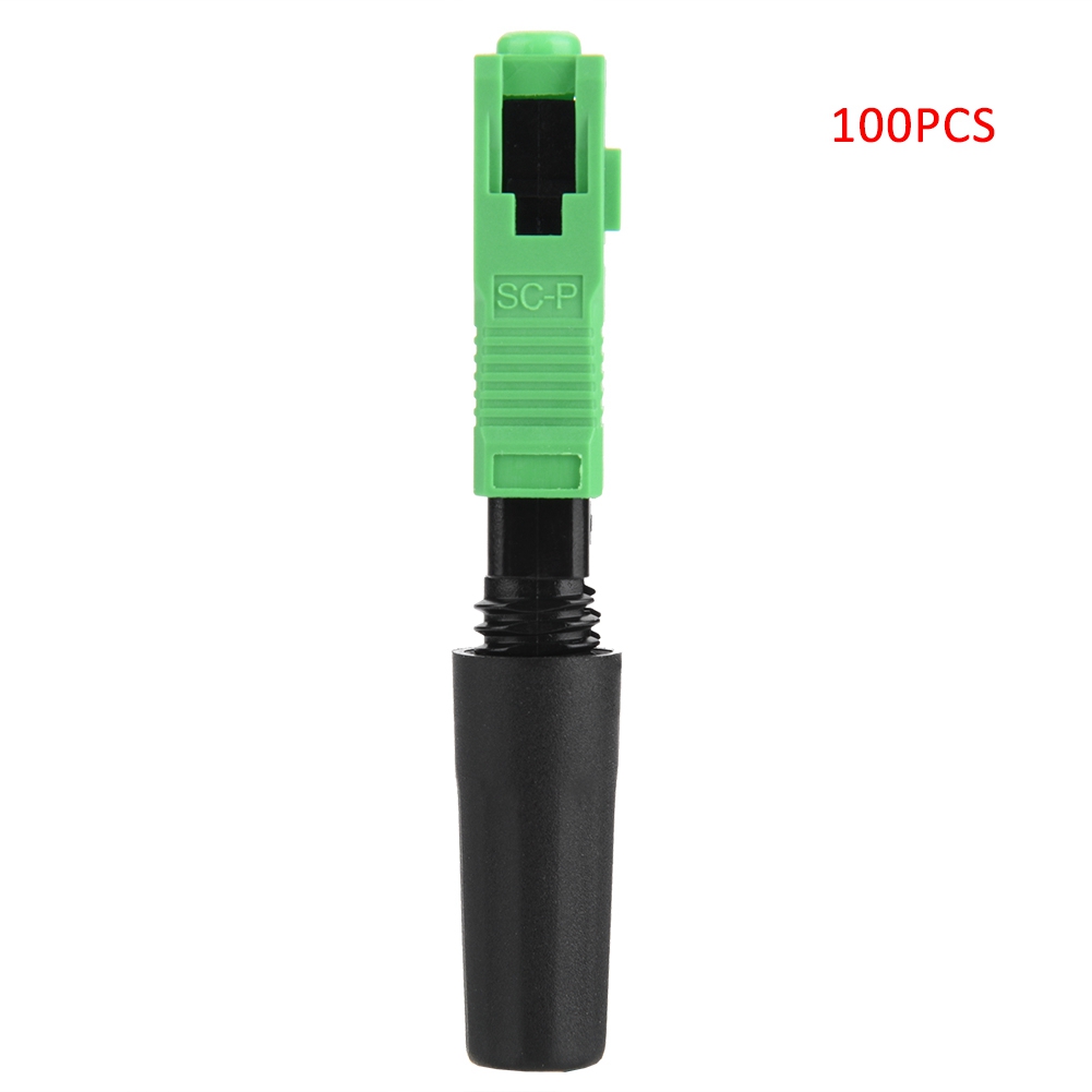 Apc Sc Schnellverbinder/kaltverbinder, Kaltverbinder Für Integrierte Glasfasertechnik, Geeignet Für Rundfunkanwendungen, 100er-packung, Mit Englischer Bedienungsanleitung