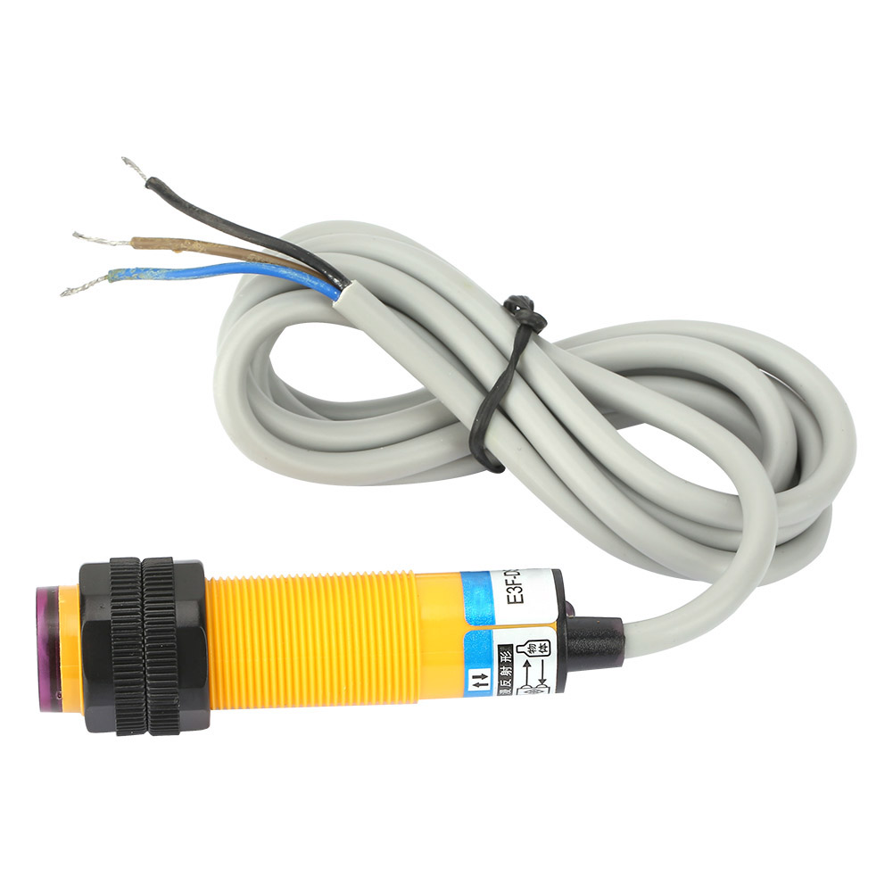 E3f-ds10p1 Dreidraht-pnp-lichtschranken-näherungssensor, Normalerweise Offen, 6–36 V Dc