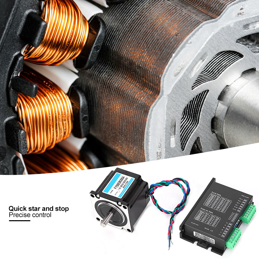 Schrittmotor- Und Treiberbaugruppe 57 V Dc 24 V 1 Nm 1,8°