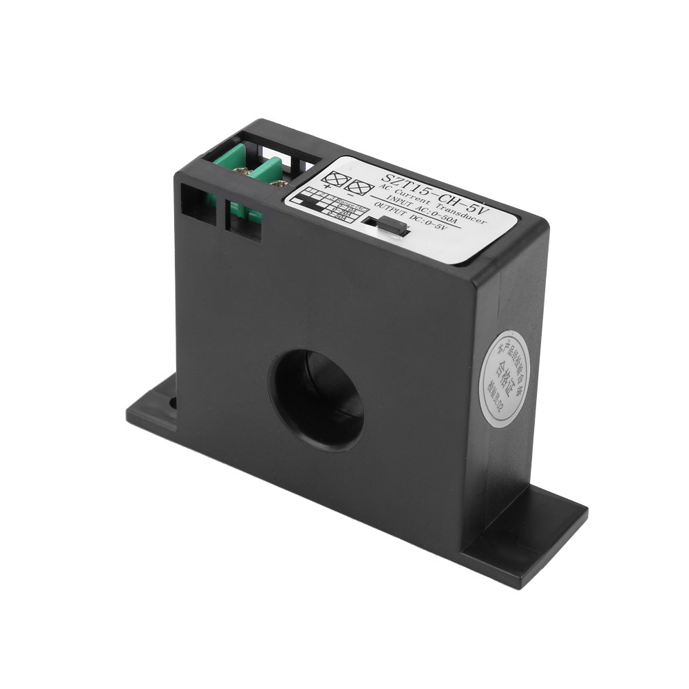 Szt15-ch-5v Wechselstromtransmitter, Signalisolator, Stromwandler, Hall-effekt-sensor, Ac 0-50 A Auf Dc 0-5 V