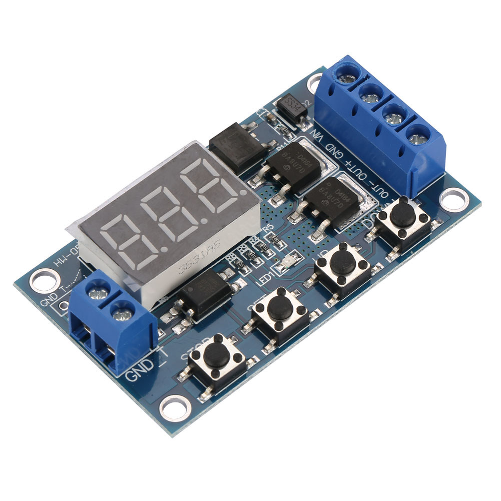 Dual-mosfet-steuerplatine Mit Zyklischem Timer Zur Auslösung, Ersetzt Das 12v-24v-relaismodul