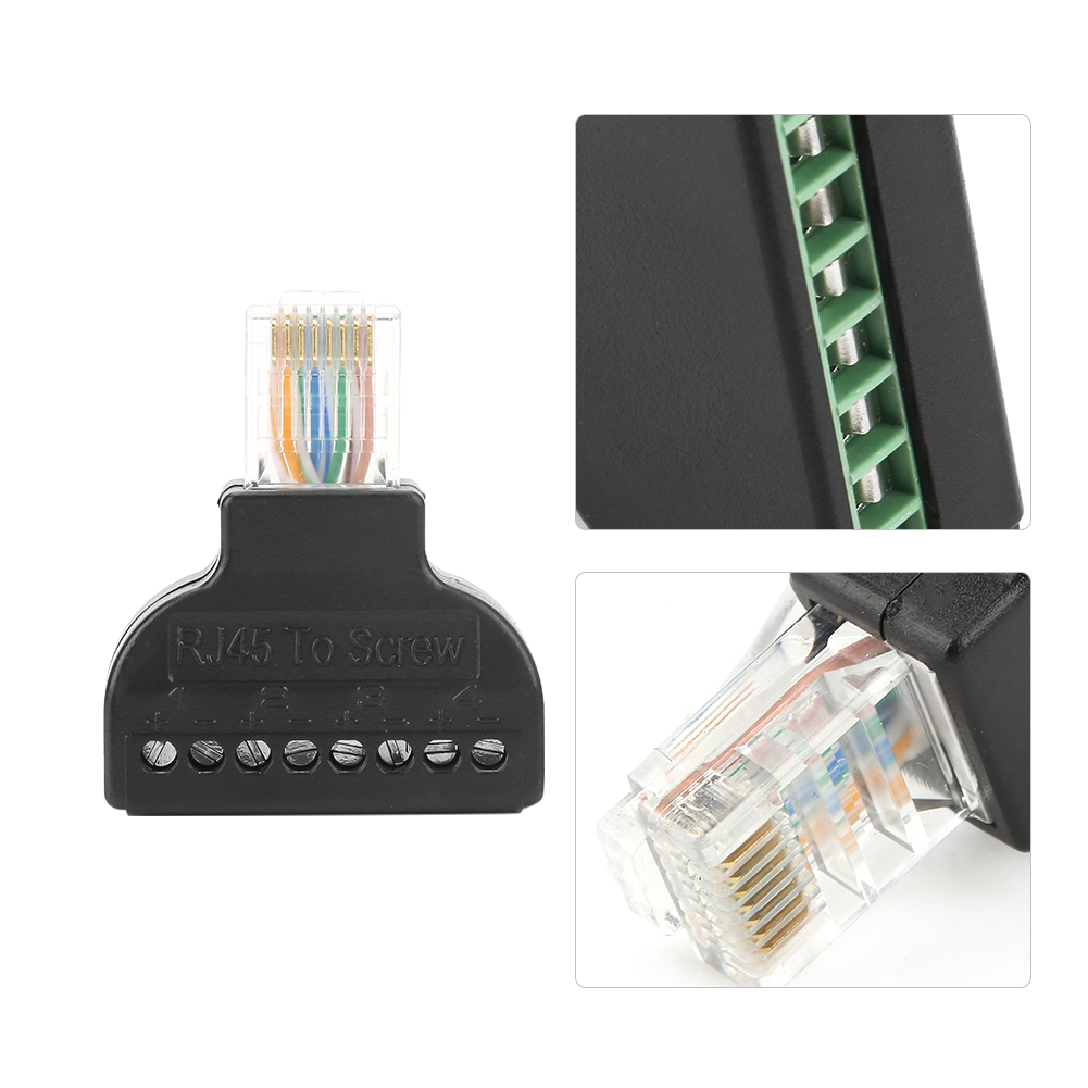 2 8p8c Kristallkopf-netzwerkadapter Mit Rj45-anschluss