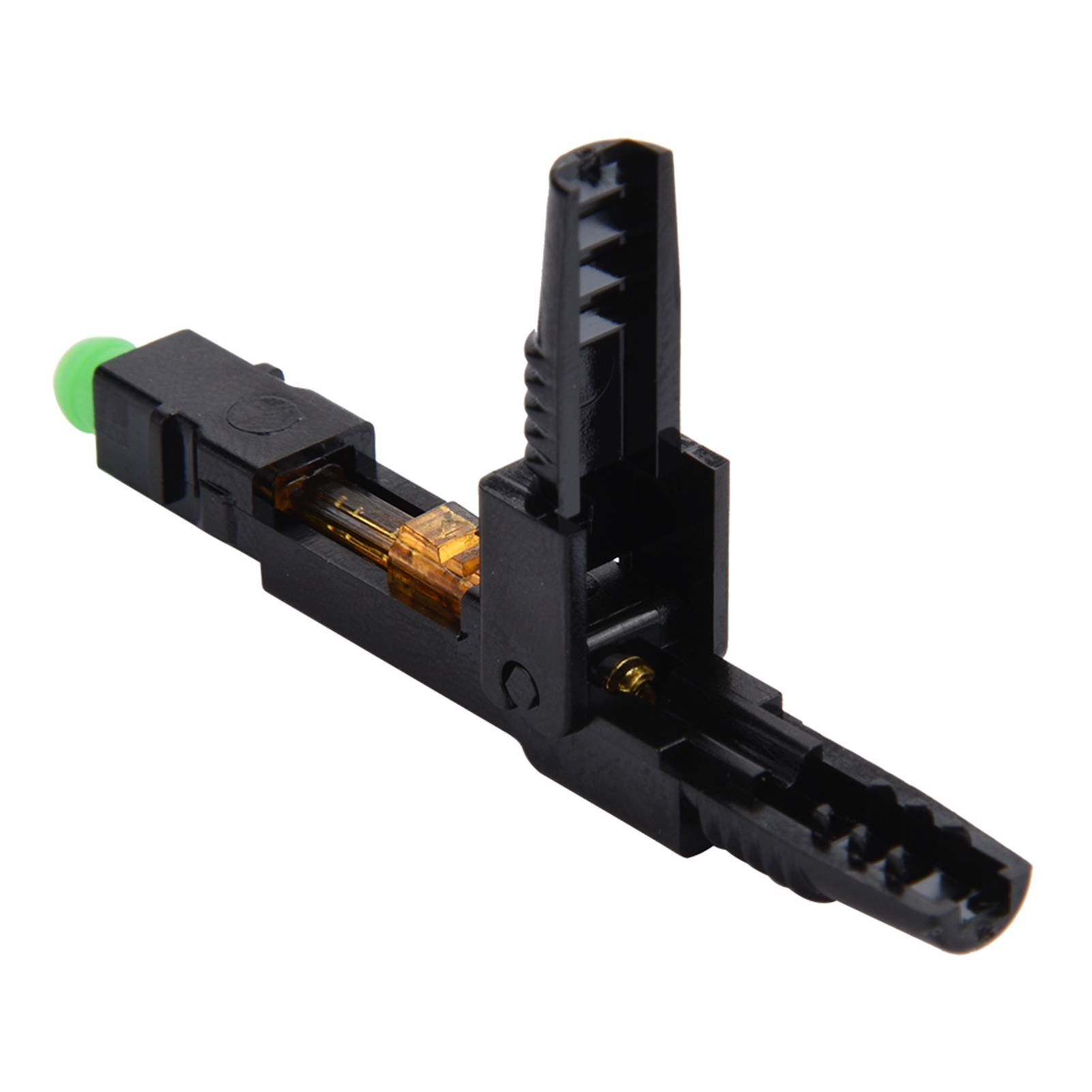 Sc/apc Glasfaser-schnellverbinder, Integrierter Kaltspleißverbinder In Telekommunikationsqualität, Ftth 100 Stück, Verpackung Mit Klappdeckel, Englische Bedienungsanleitung Erforderlich.