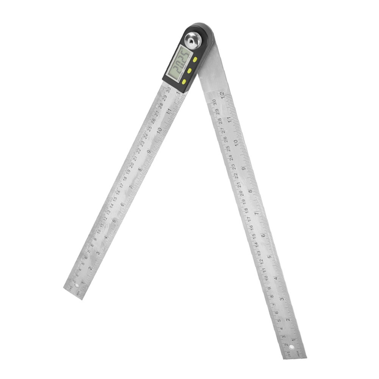 Digitaler Winkelmesser 0-300 Mm, Universeller Elektronischer Winkelmesser Aus Edelstahl Mit Integrierter Batterie