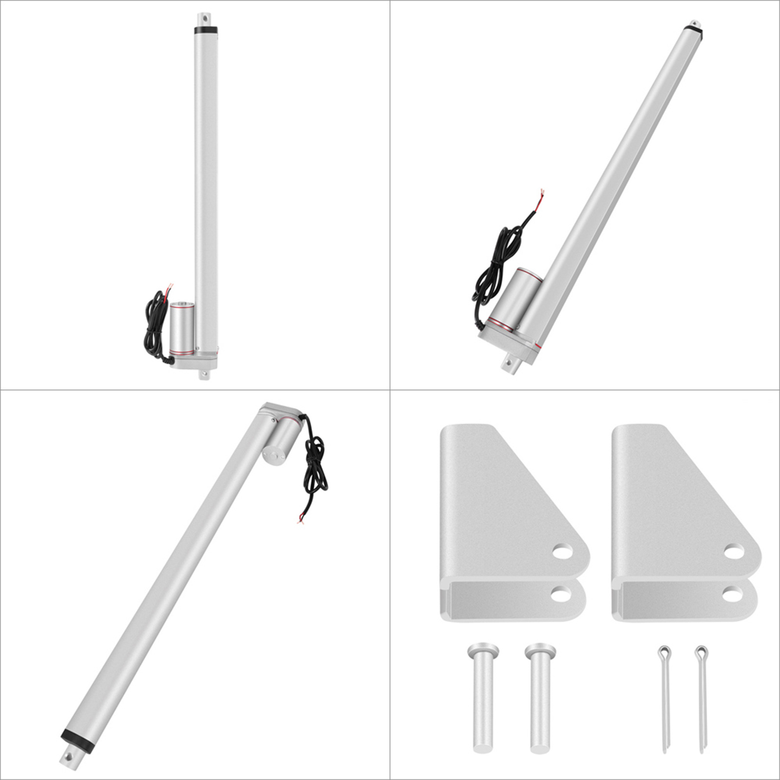 12-v-linear-teleskopstange, 500 Mm Hub, 750 N Schubkraft (u1)