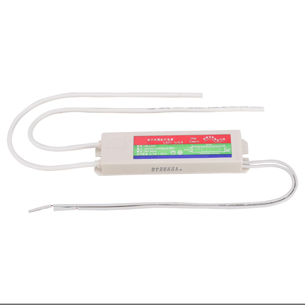 Elektronischer Transformator Für Neonröhren, 3 Kv Ac Ausgang, 0,5-2,5 Ma, 30 Ma.