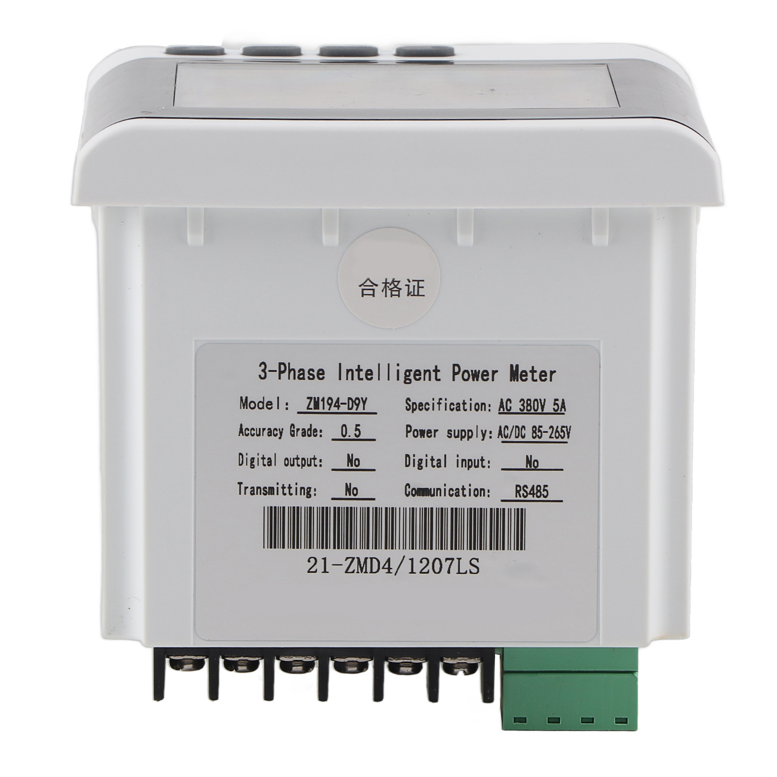 Zm194-d9y Multifunktions-lcd-energiezähler, Dreiphasen-energiezähler Mit Multifunktionaler Digitalanzeige, Neue Englische Version
