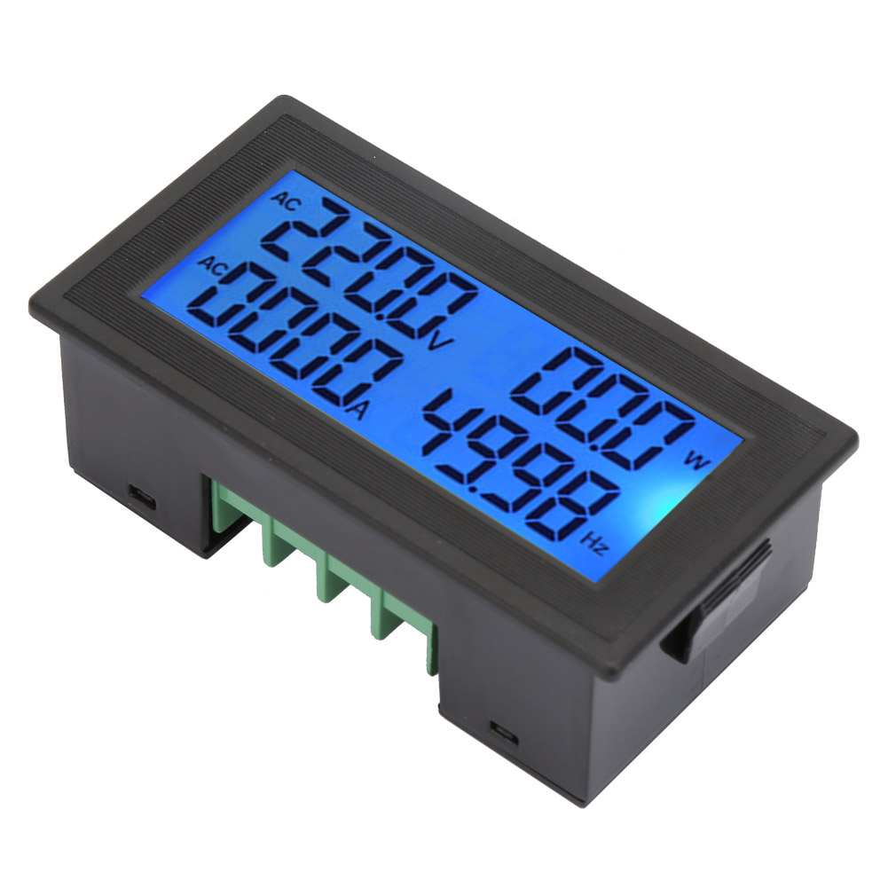 Yb5140dm Multifunktionales Digitales Display Für Wechselspannung Und -strom 60v-500v 0a-20a Wattmeter, Frequenz, Leistungsfaktor, Energiezähler (split-typ)