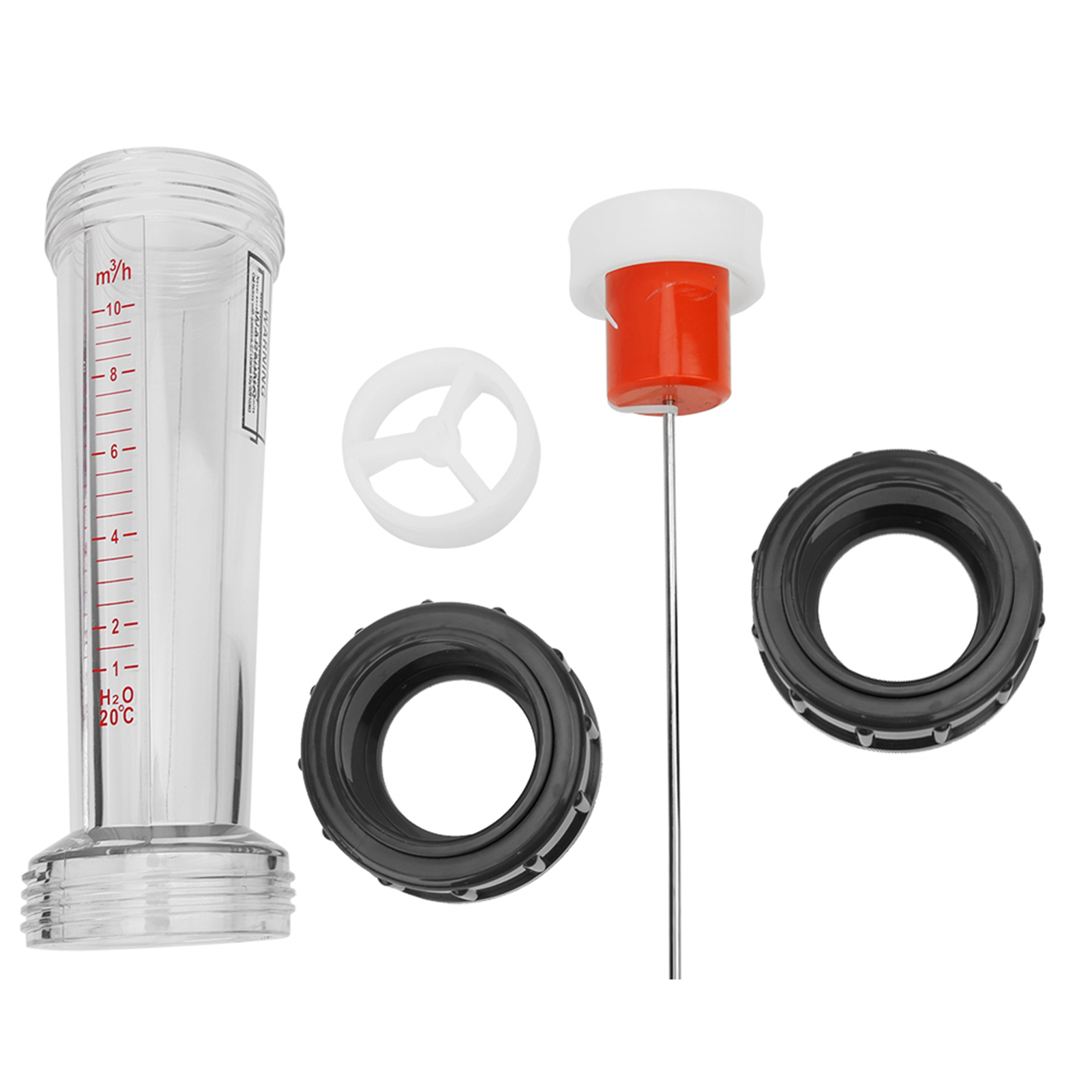 Lzs-50 Kunststoffrohr-durchflussmesser, 1-10 M³/h