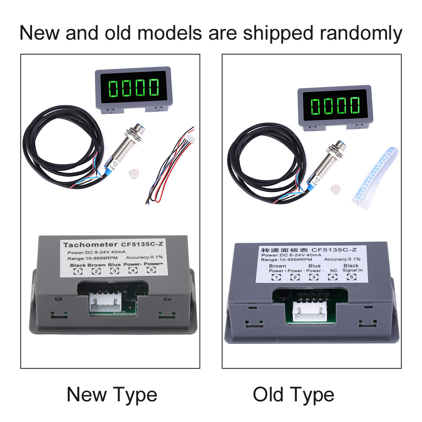 Npn-grüner Led-digitalanzeige-tachometer