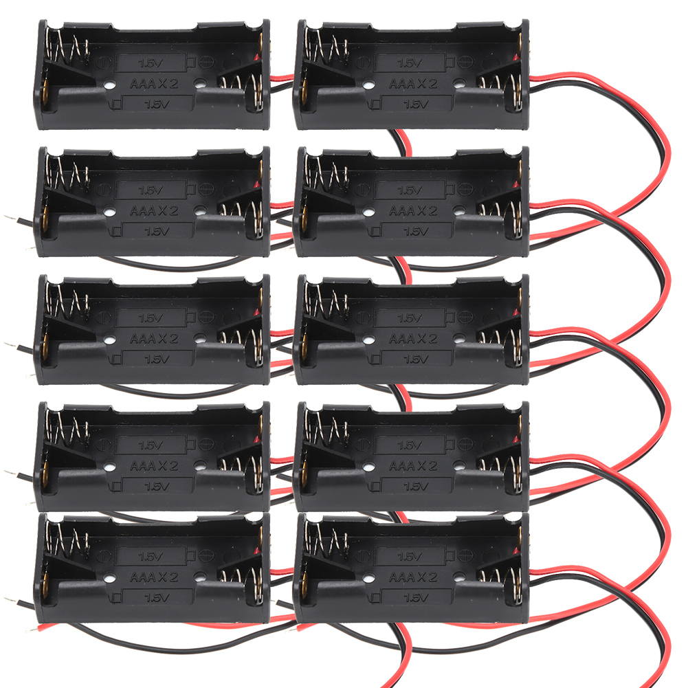 10 Aaa-batteriegehäuse Für 34,5v-batterien (2 Zellen, Ohne Deckel)