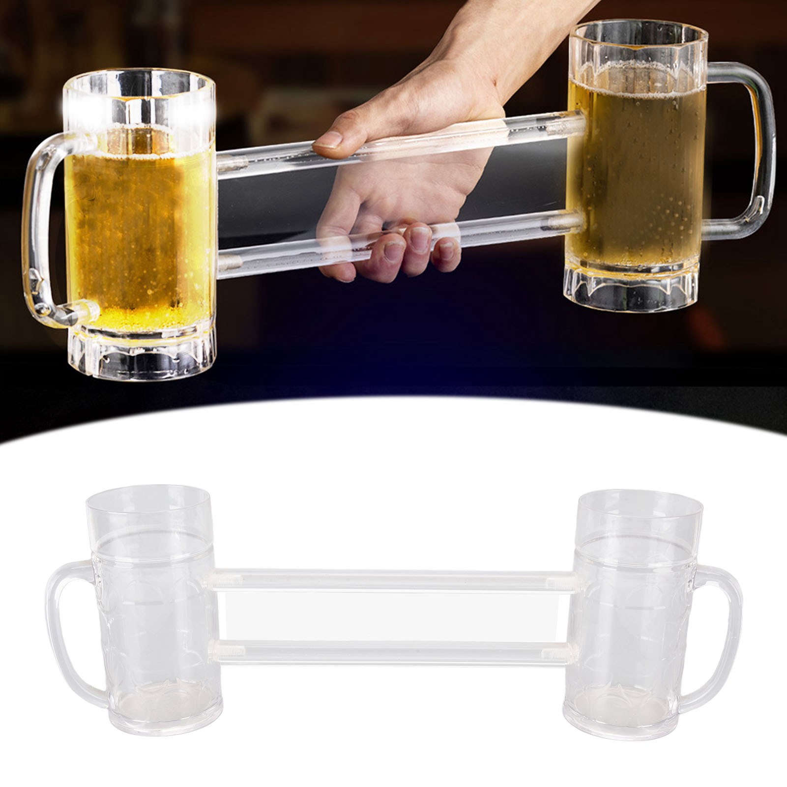 Typ B, Integrierter Bierkrug/doppelt Integriertes Weinglas Für Ktv-bar, Tropfsicher