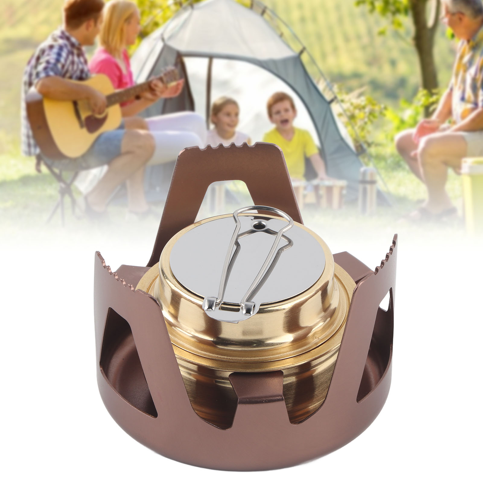 Ultraleichter Und Tragbarer Flüssigalkoholkocher Für Den Garten, Mini-festalkoholkocher, Kocherkopf, Wasserkocher, Teekannenkocher