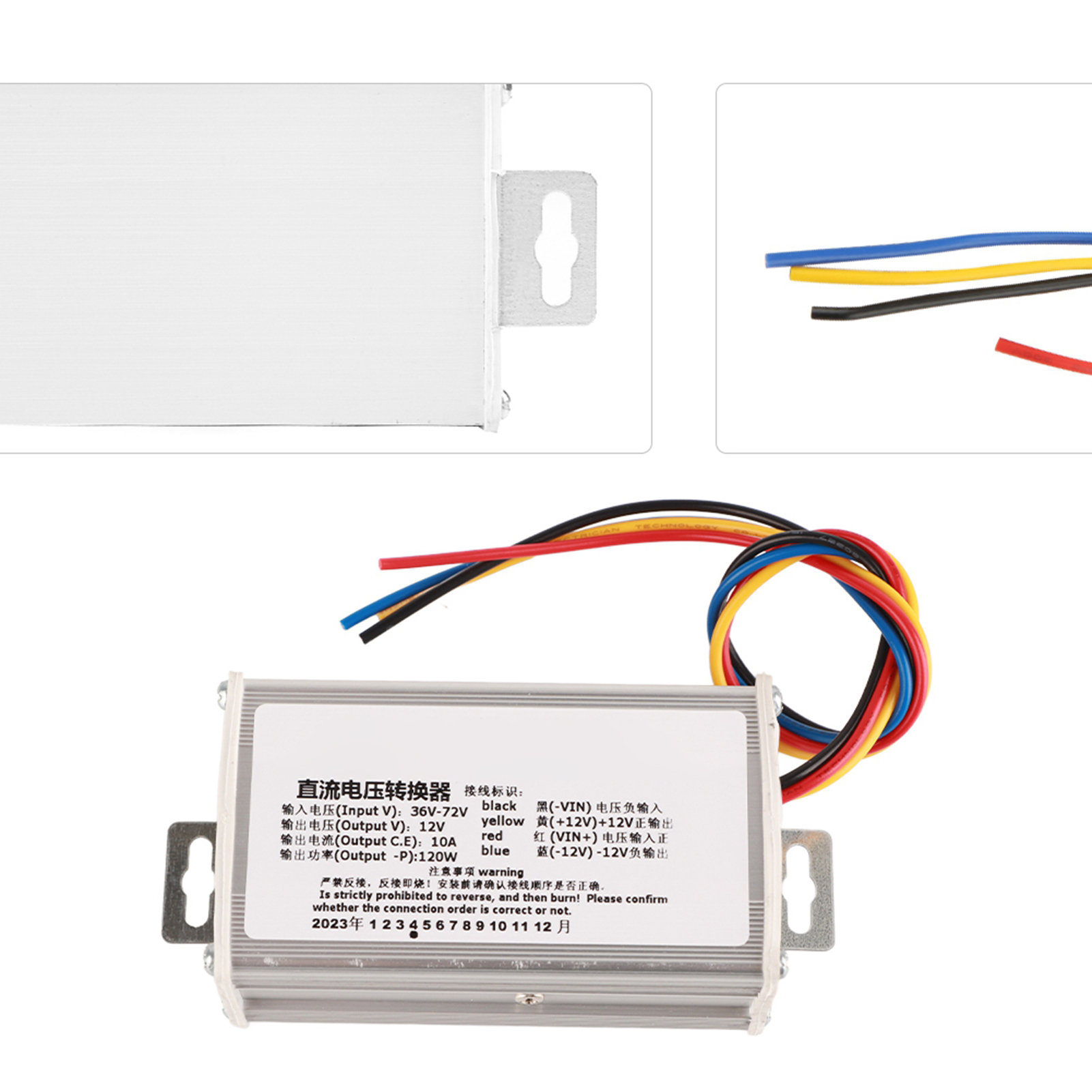 Vieradriger 36v-72v Auf 12v 10a 120w Dc-wandler