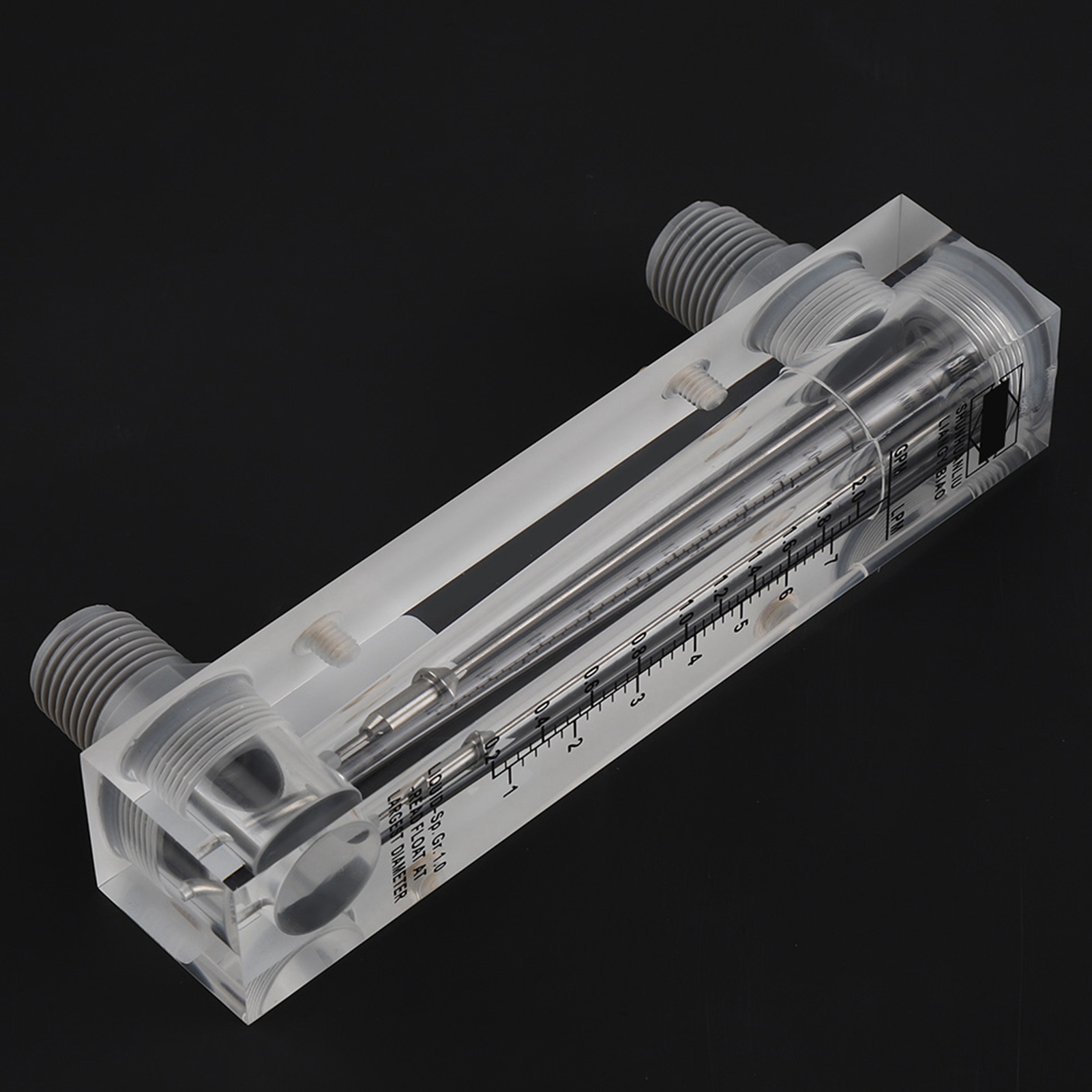 Einbau-durchflussmesser Für Flüssiges Acryl, Nicht Einstellbar, Nicht Korrosionsbeständig, 0,2–2 Gpm/1–7 Lpm, Lzm-15