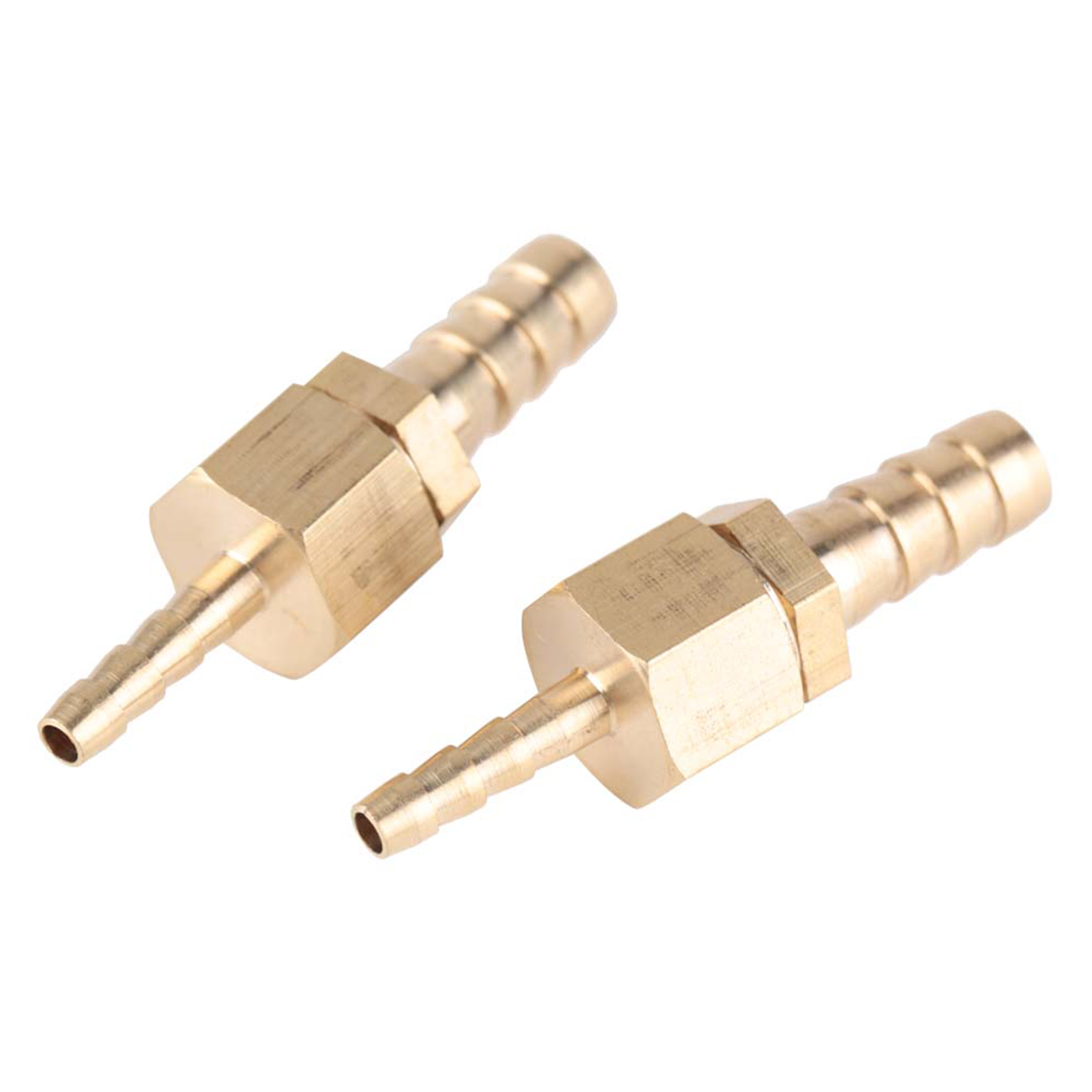 2 Kupferstücke Gleichen Durchmessers, Kombination Unterschiedlicher Durchmesser, Gerade Durchgehend In Pagodenform 4-8 Mm