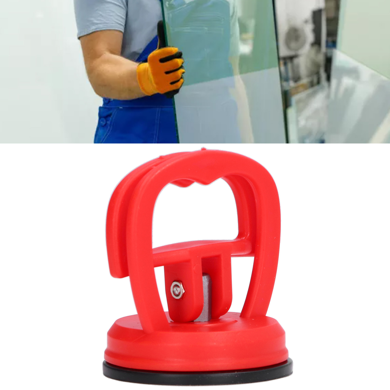 Mini-dellenreparatur-saugnapf, Hochfester Einzelklauen-glassaugnapf, Saugnapf Zum Verschieben Von Fliesen, Rot.