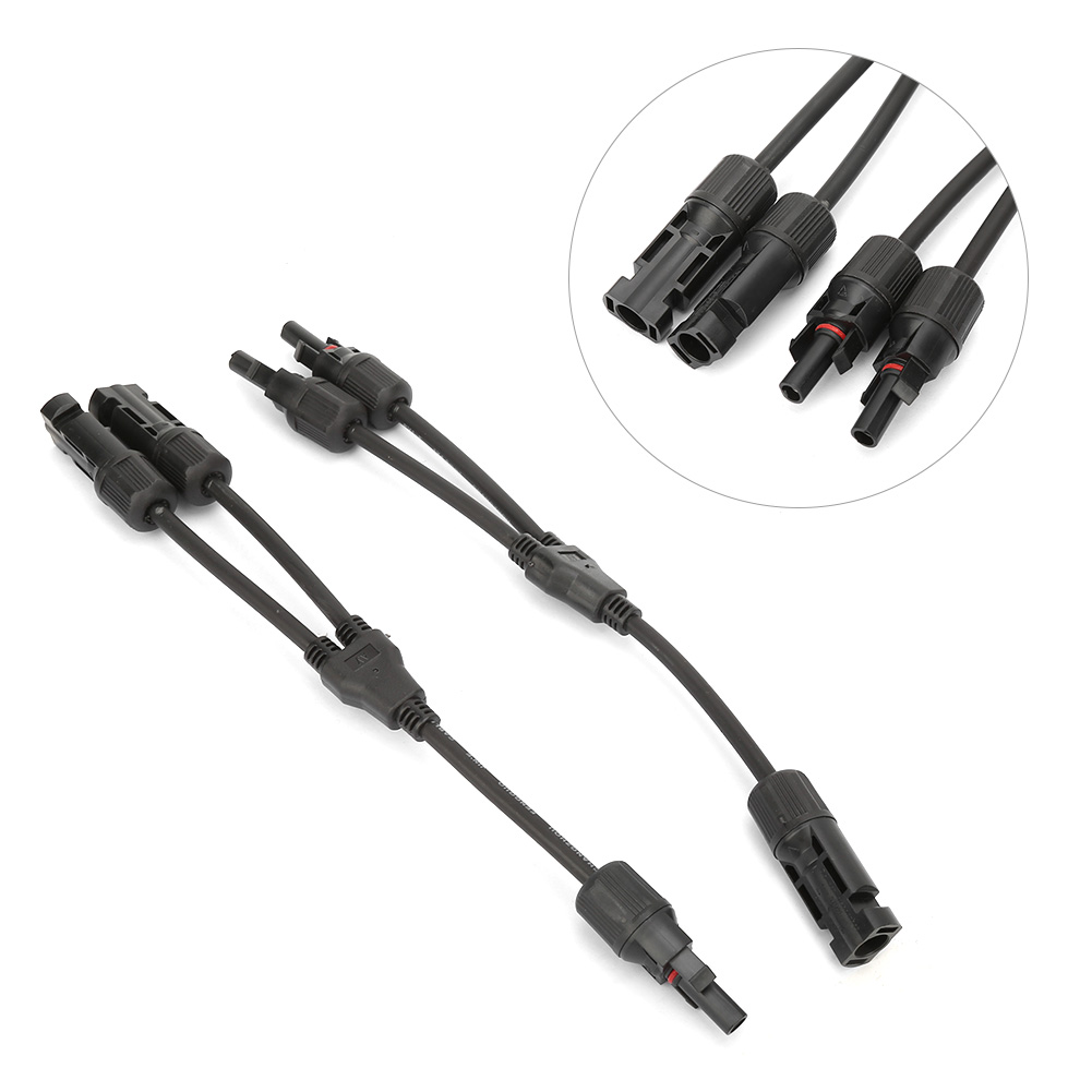 Mc4 Y-förmiger 2-zu-1-solar-photovoltaik-t-stecker
